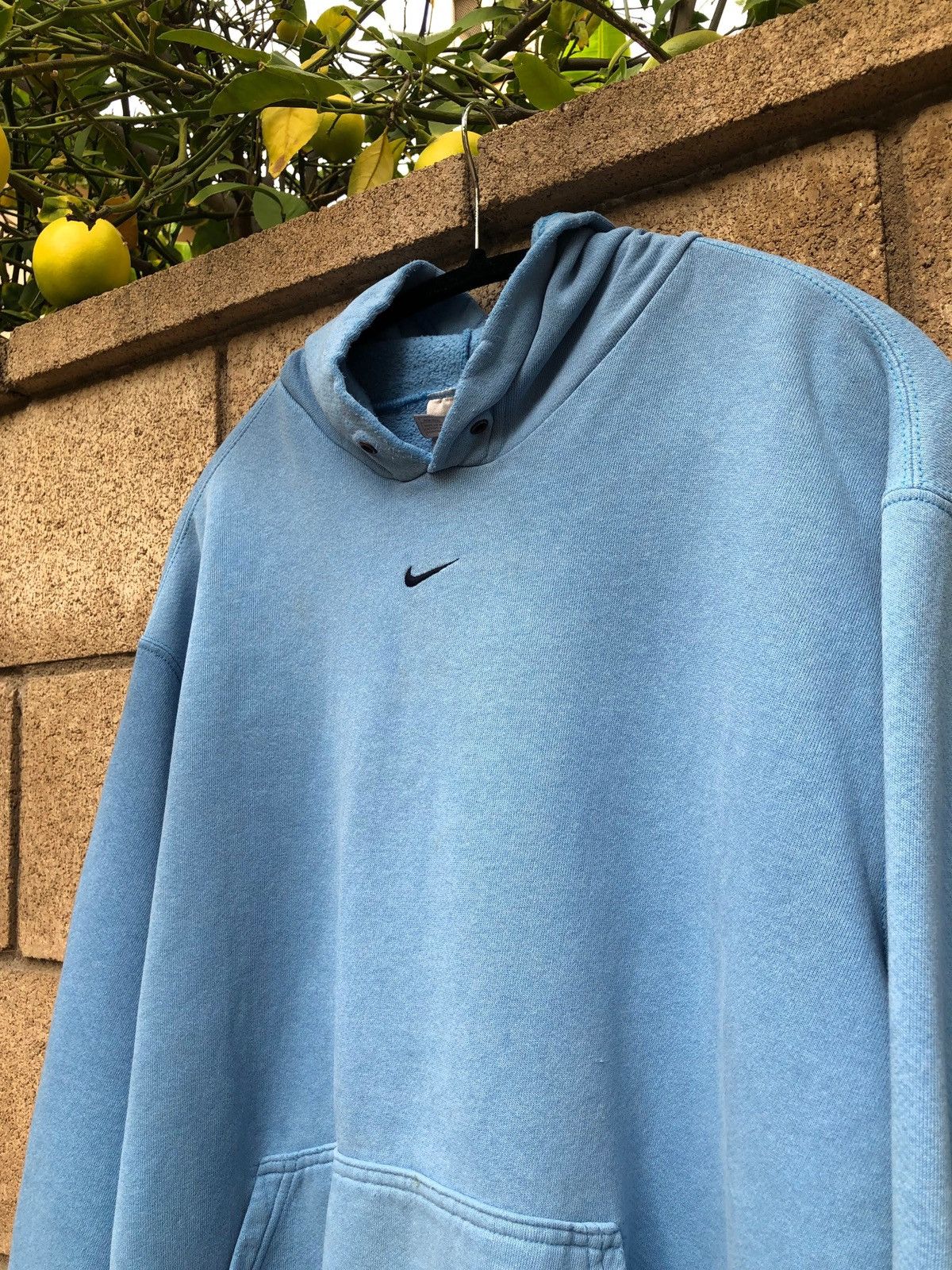 Mini Swoosh Center Swoosh Nike Sweatshirt Baby Blue Nike Hoodie