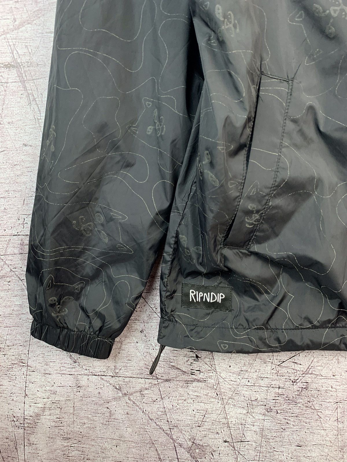 RIPNDIP RIPNDIP Light Jacket Reflective Black Camo Jacket Size US S / EU 44-46 / 1 - 10 Thumbnail