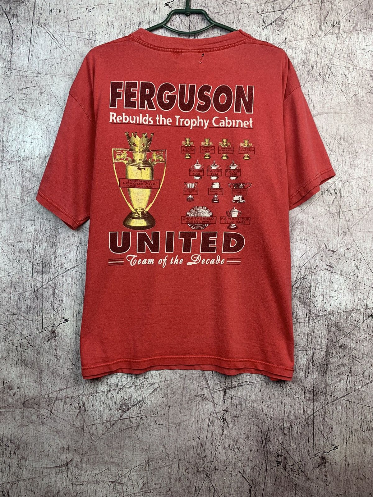 Rap Tees × Vintage Vintage Manchester United Rare Premier League Champions Size US XL / EU 56 / 4 - 2 Thumbnail