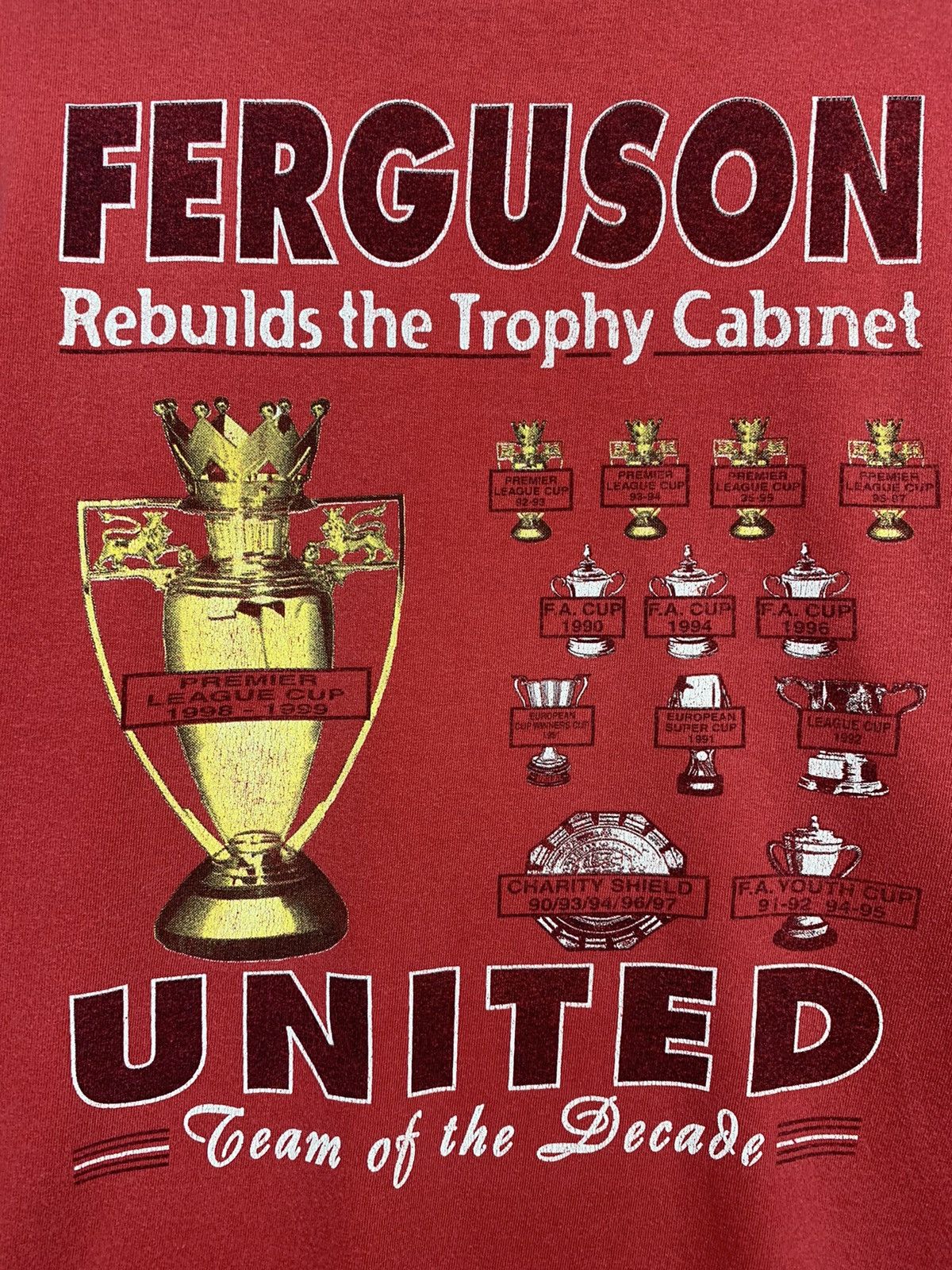 Rap Tees × Vintage Vintage Manchester United Rare Premier League Champions Size US XL / EU 56 / 4 - 9 Thumbnail