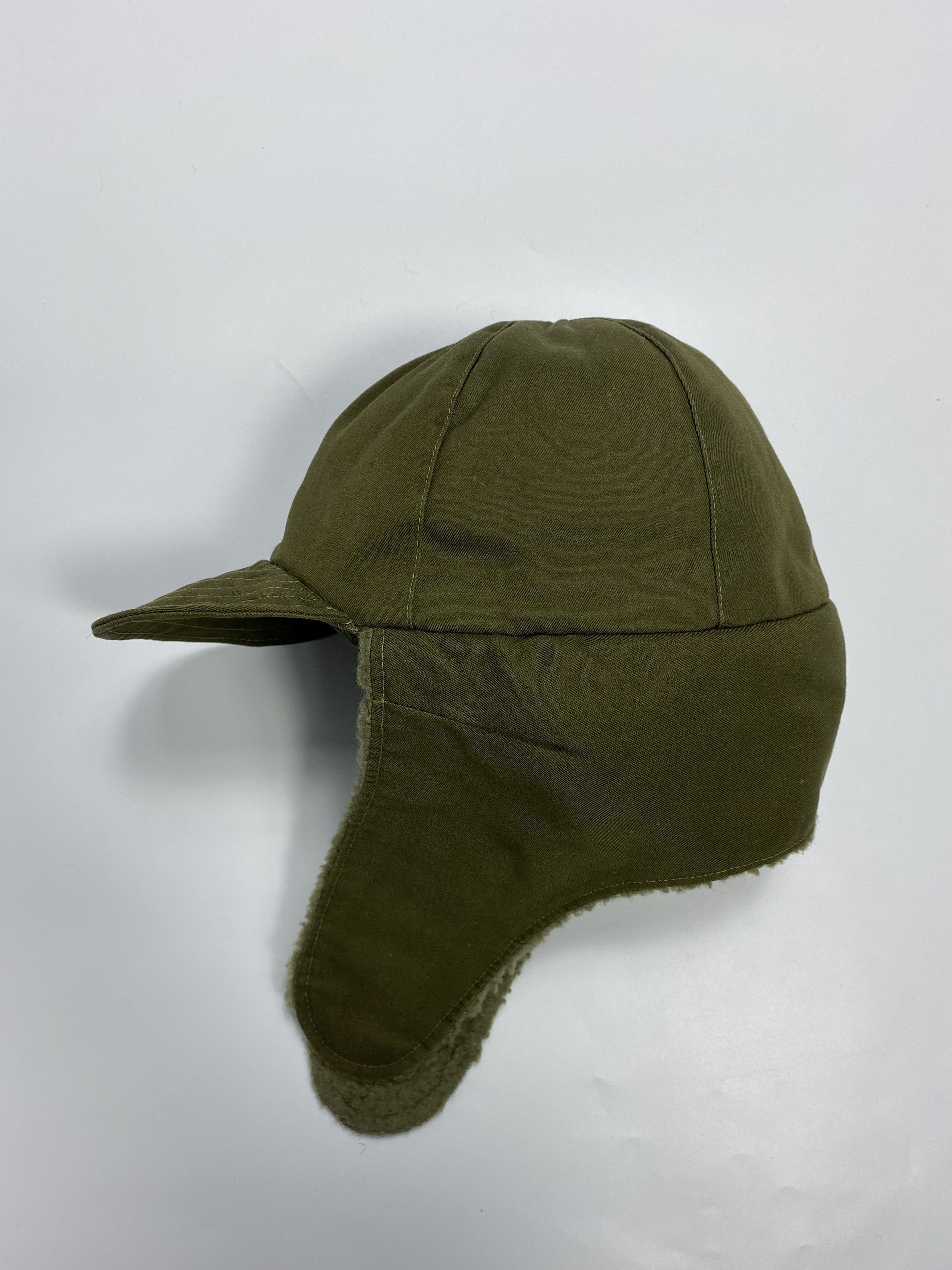 Vintage German Army 80-90s Vintage Soft Brim Flight Bomber Hat Size 30 - 9 Thumbnail