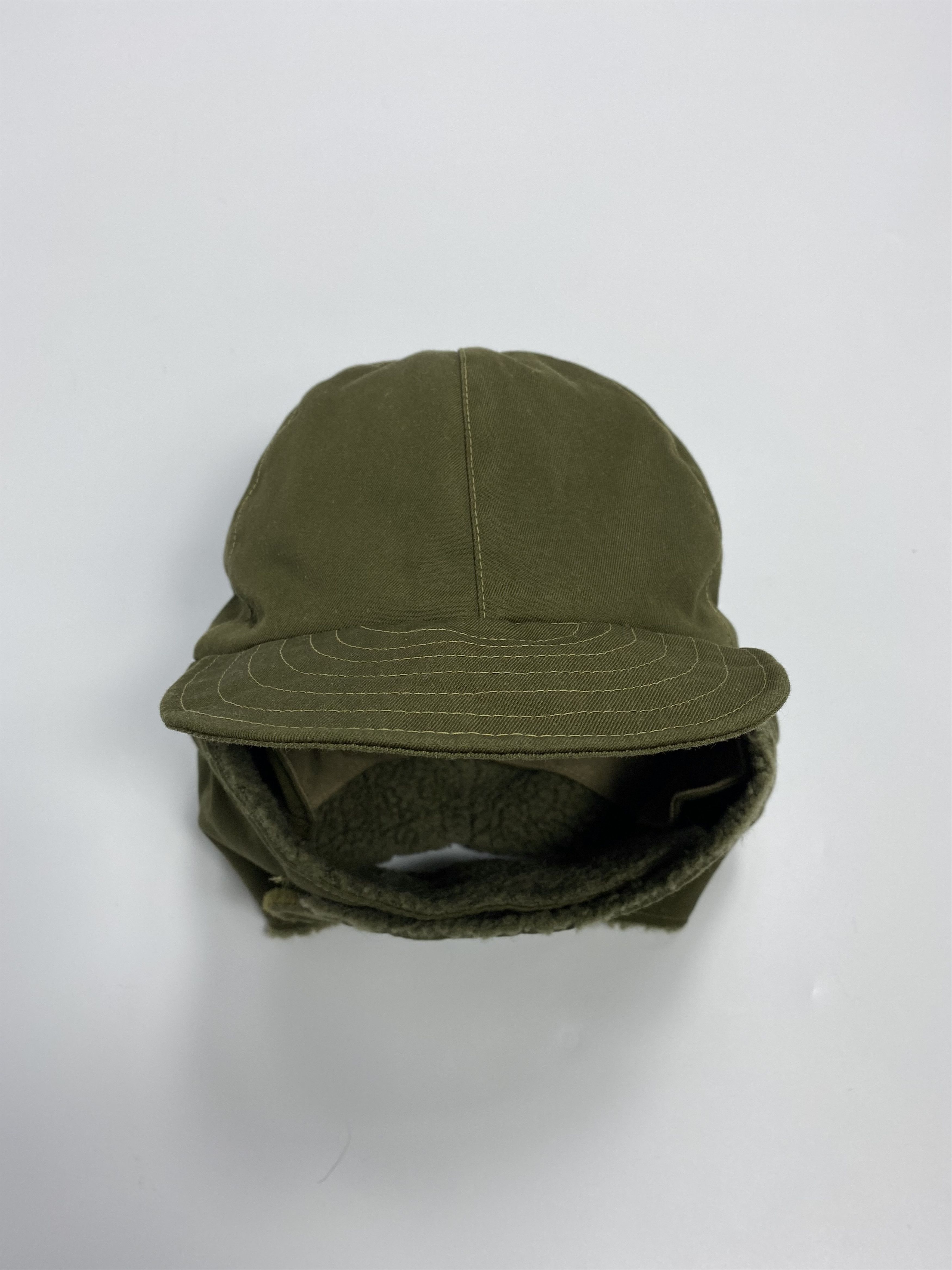 Vintage German Army 80-90s Vintage Soft Brim Flight Bomber Hat Size 30 - 5 Thumbnail