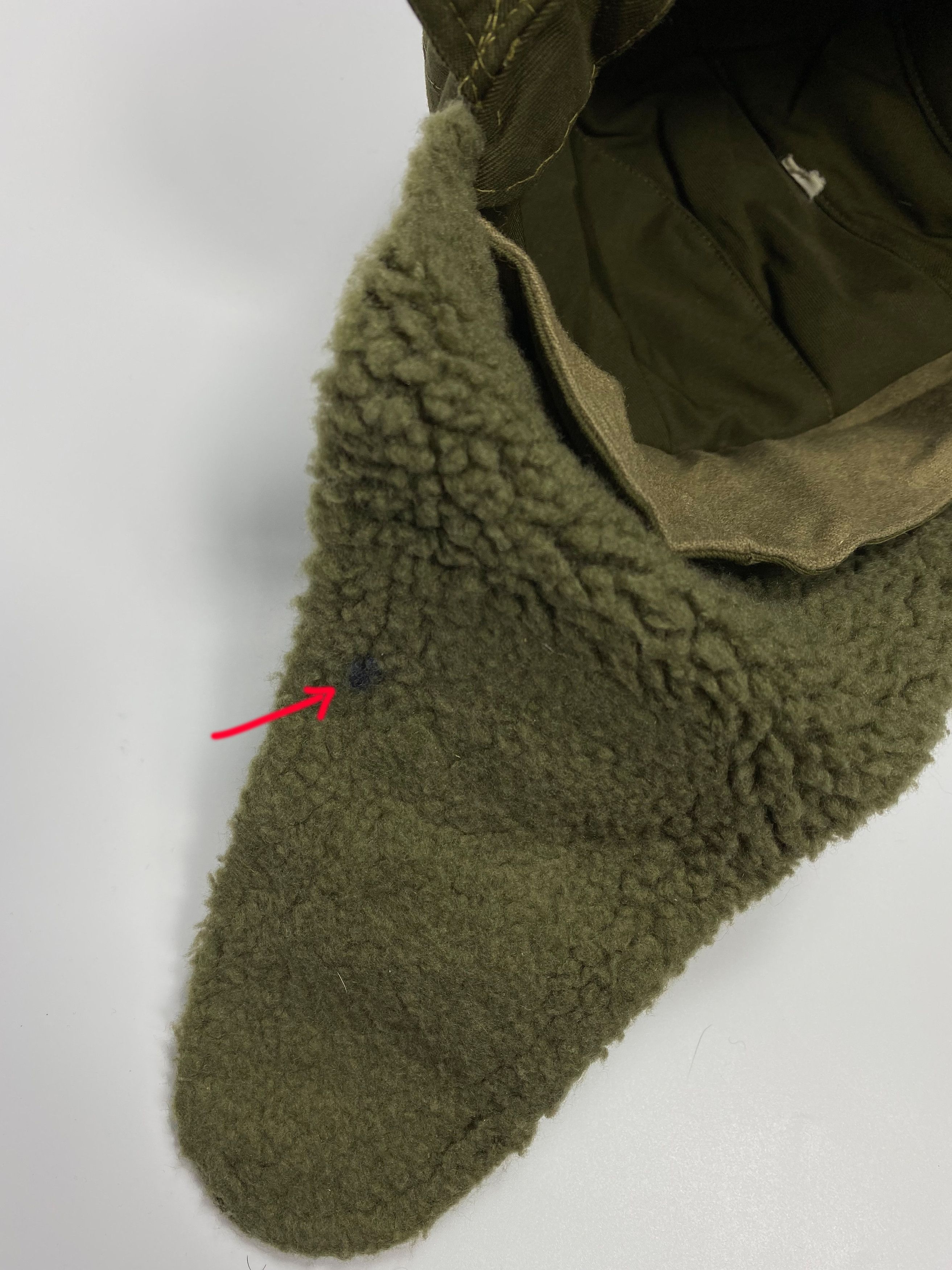 Vintage German Army 80-90s Vintage Soft Brim Flight Bomber Hat Size 30 - 6 Thumbnail