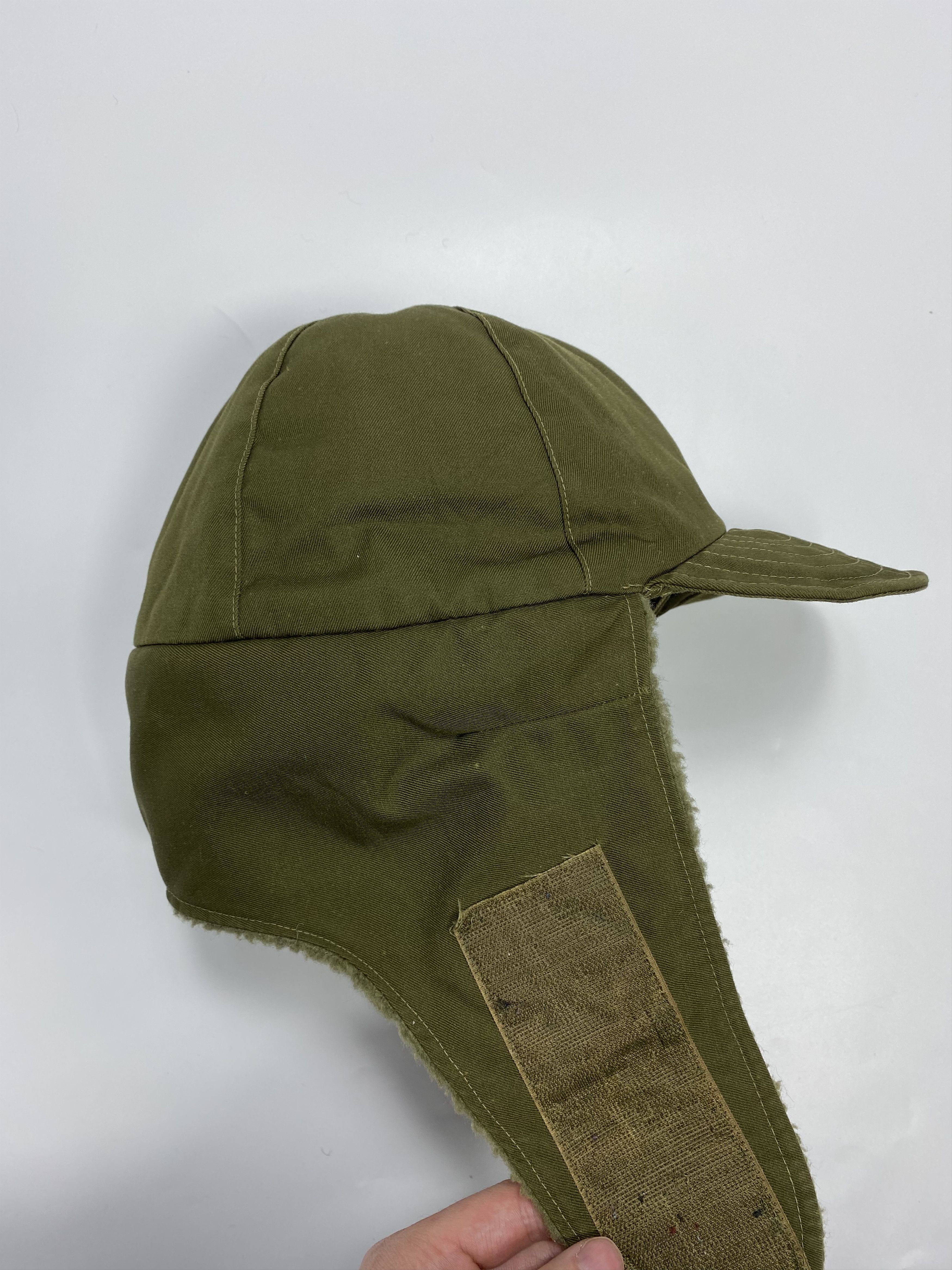 Vintage German Army 80-90s Vintage Soft Brim Flight Bomber Hat Size 30 - 3 Thumbnail