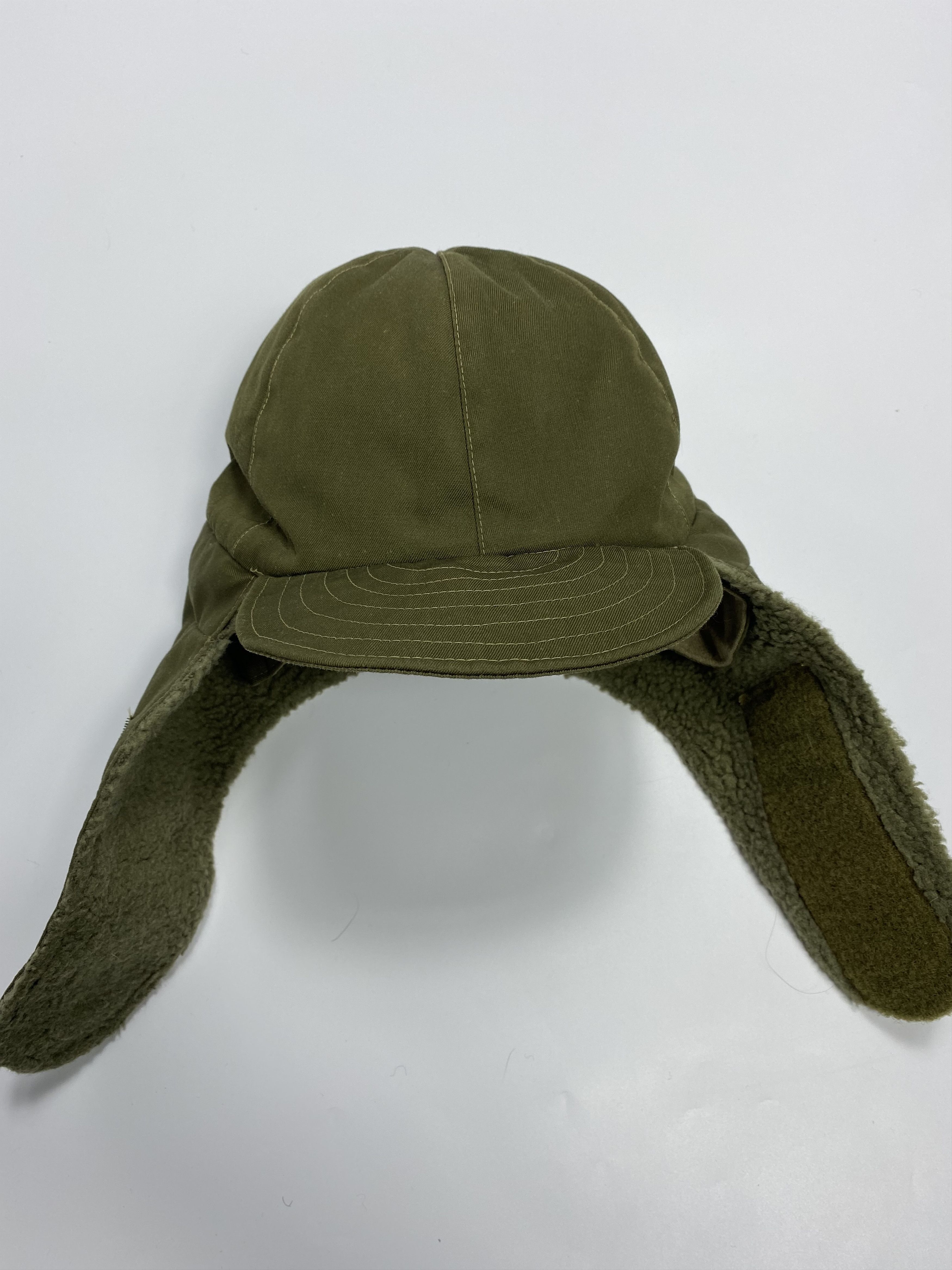 Vintage German Army 80-90s Vintage Soft Brim Flight Bomber Hat Size 30 - 2 Thumbnail