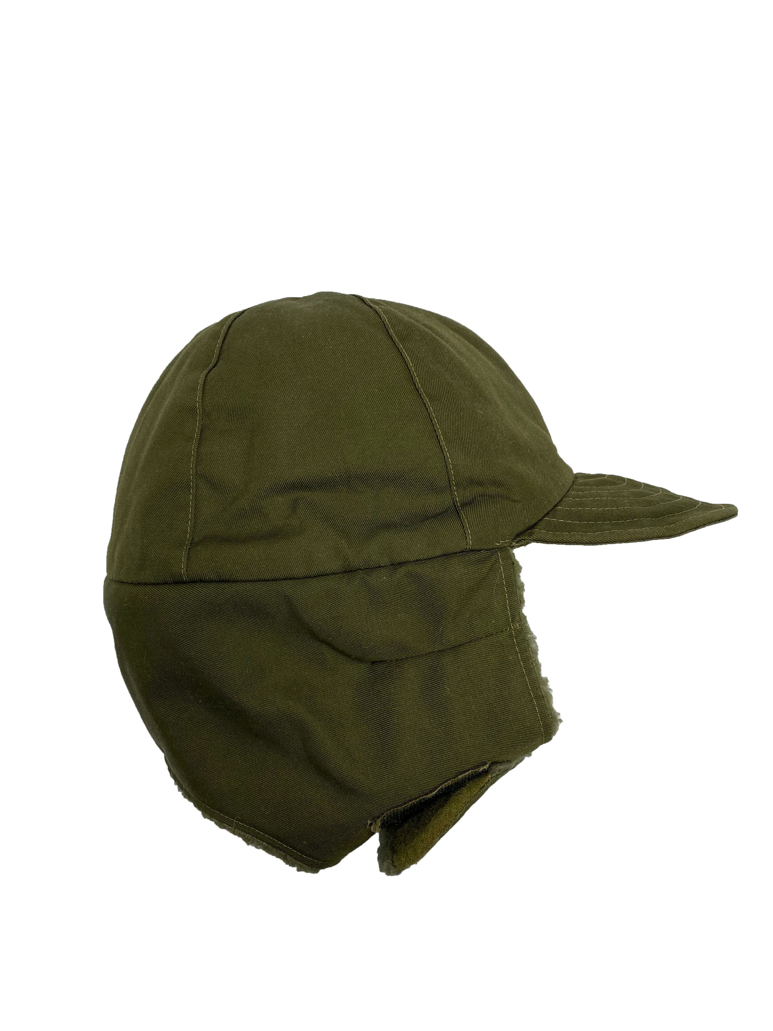 Vintage German Army 80-90s Vintage Soft Brim Flight Bomber Hat Size 30 - 1 Thumbnail