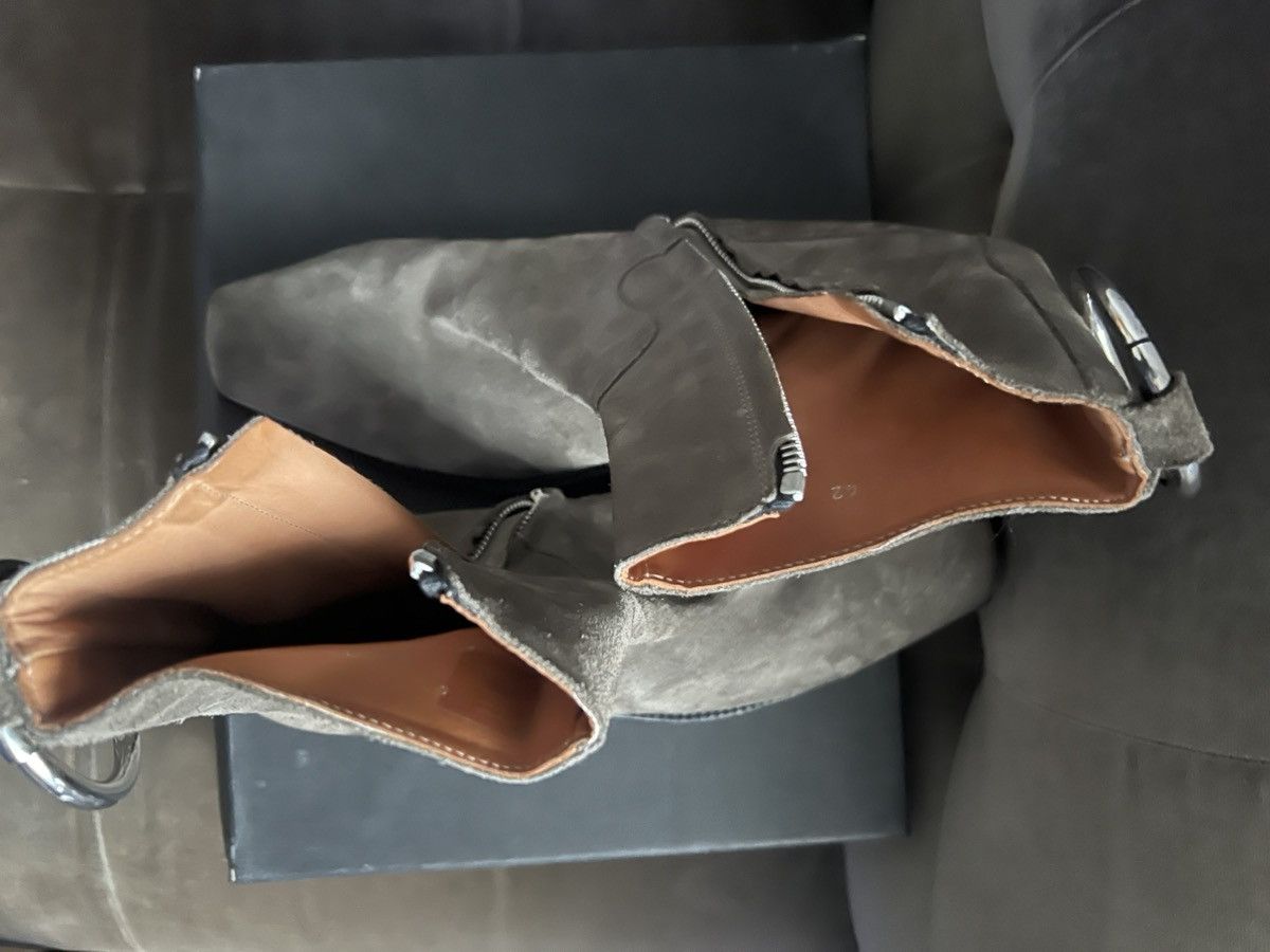Vetements Vetements Taupe Suede Cowboy Ring Western Ankle Boots Size US 9 / EU 42 - 13 Thumbnail