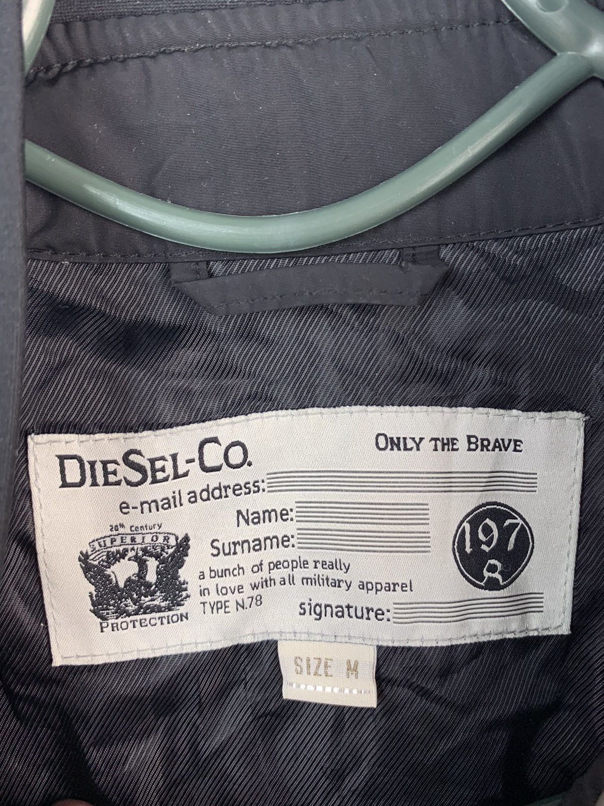 Diesel Vintage Diesel Bomber Mens Jacket Size US M / EU 48-50 / 2 - 7 Thumbnail