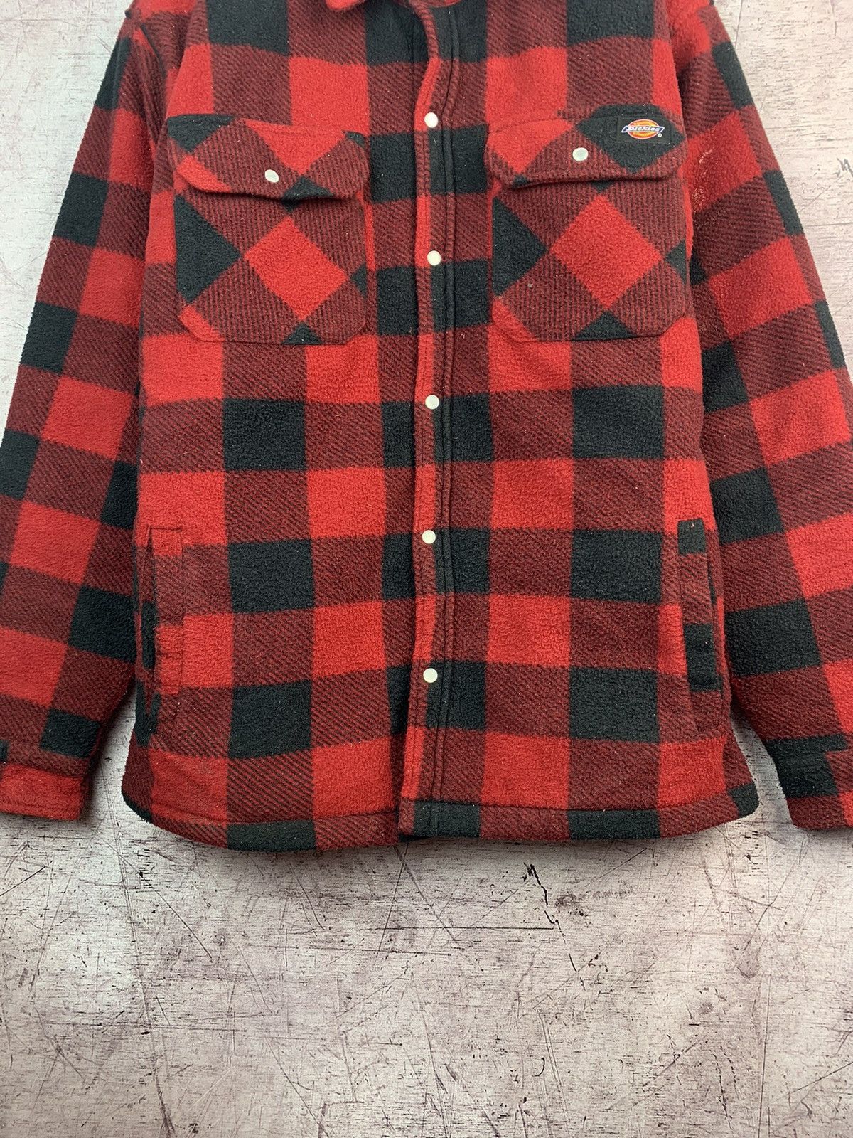 Dickies Vintage Dickies Quilted Flannel Plaid Button Up Shirt Jacket Size US L / EU 52-54 / 3 - 4 Thumbnail