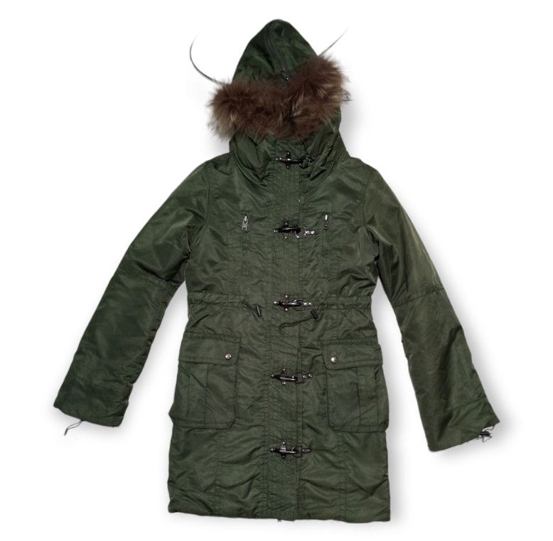 Lil Service Multipocket Shearling Parka Jacket