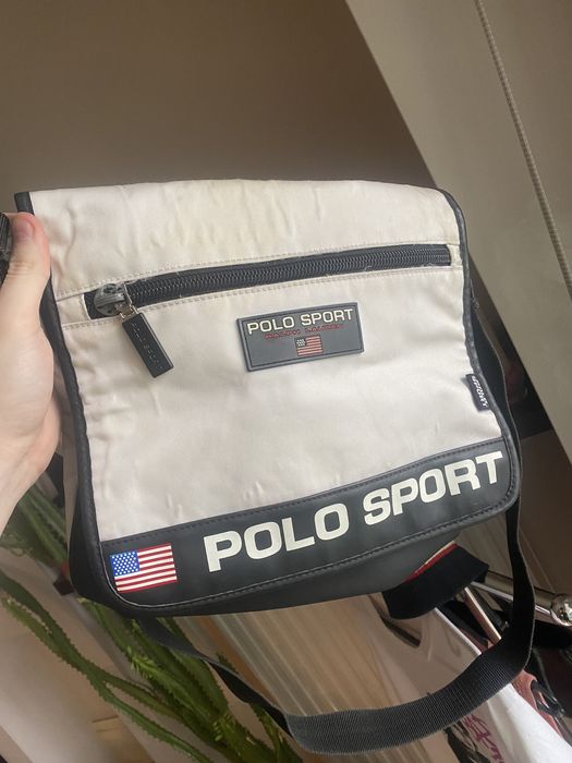 Ralph Lauren Vintage Polo sport messenger bag | Grailed