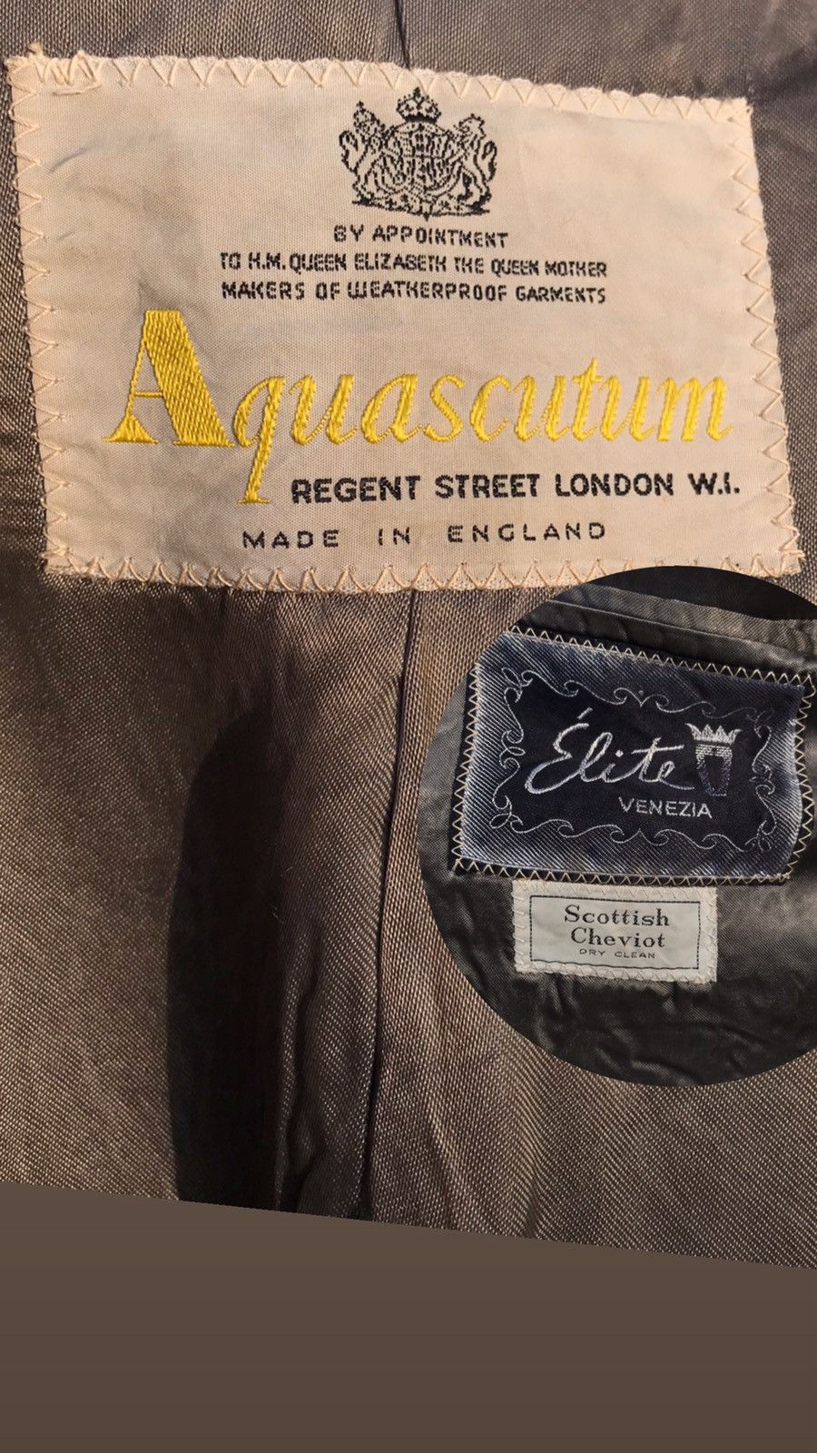 Aquascutum MADE IN ENGLAND AQUASCUTUM PURE WOOL COAT Size US L / EU 52-54 / 3 - 4 Thumbnail