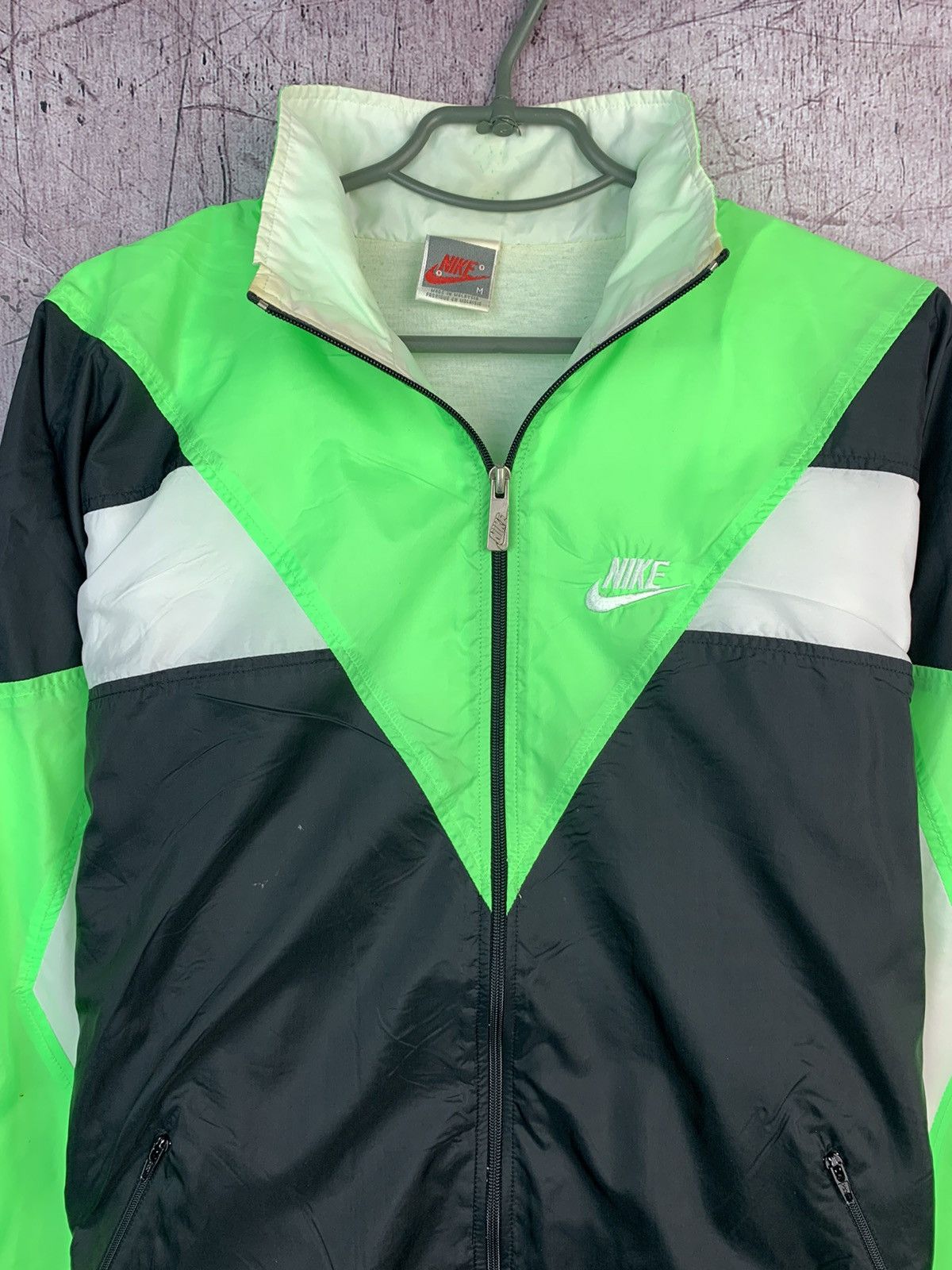 Nike × Vintage Nike Tracksuit International 80-90s Y2K Vintage Nylon Jacket Size US M / EU 48-50 / 2 - 2 Thumbnail