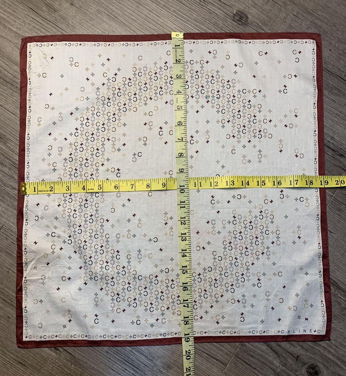 Designer Celine Handkerchief Pocketsquares Size ONE SIZE - 6 Thumbnail