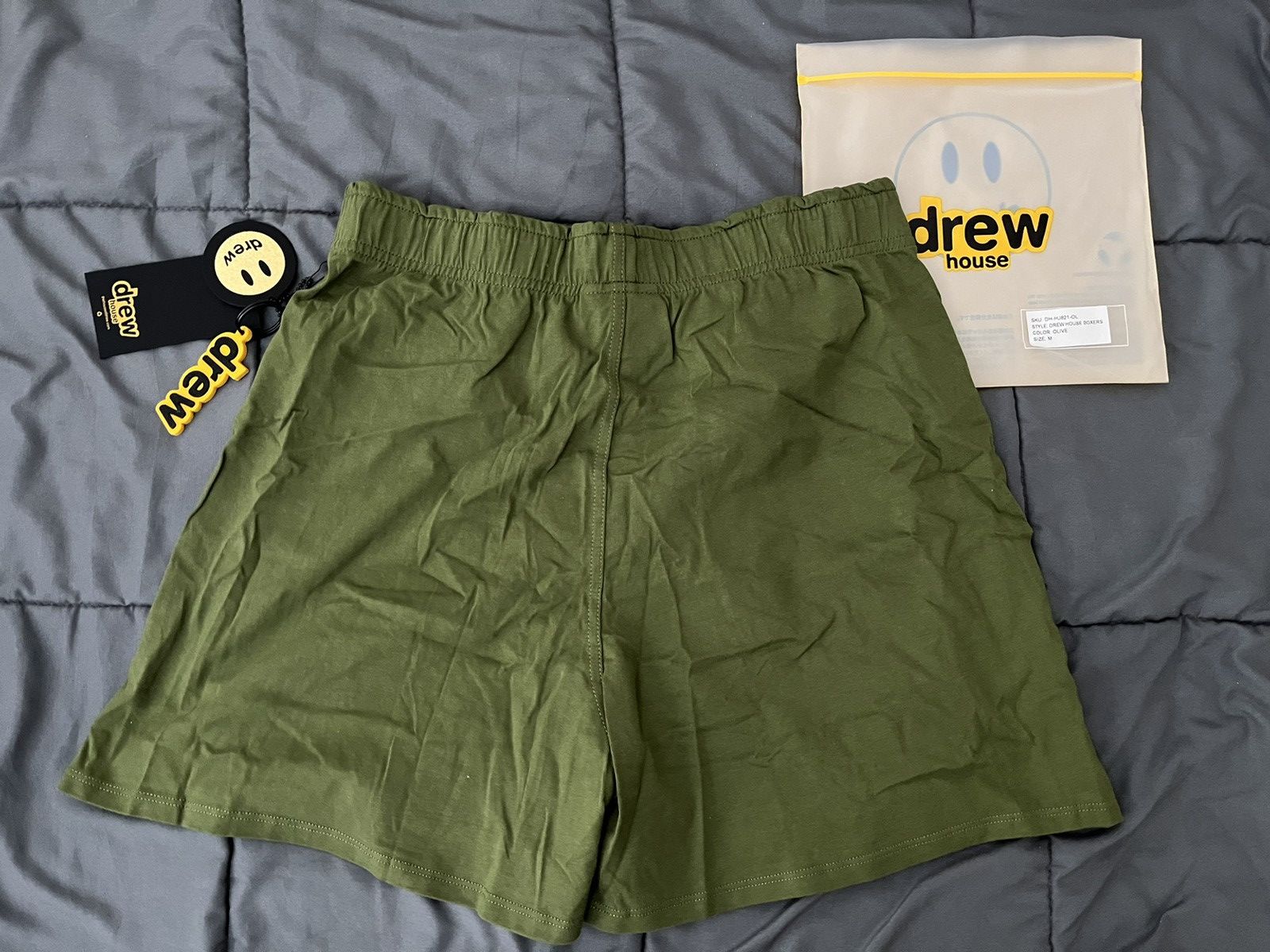 Drew House × Justin Bieber Drew House Boxers - Olive - M Size US 30 / EU 46 - 3 Thumbnail