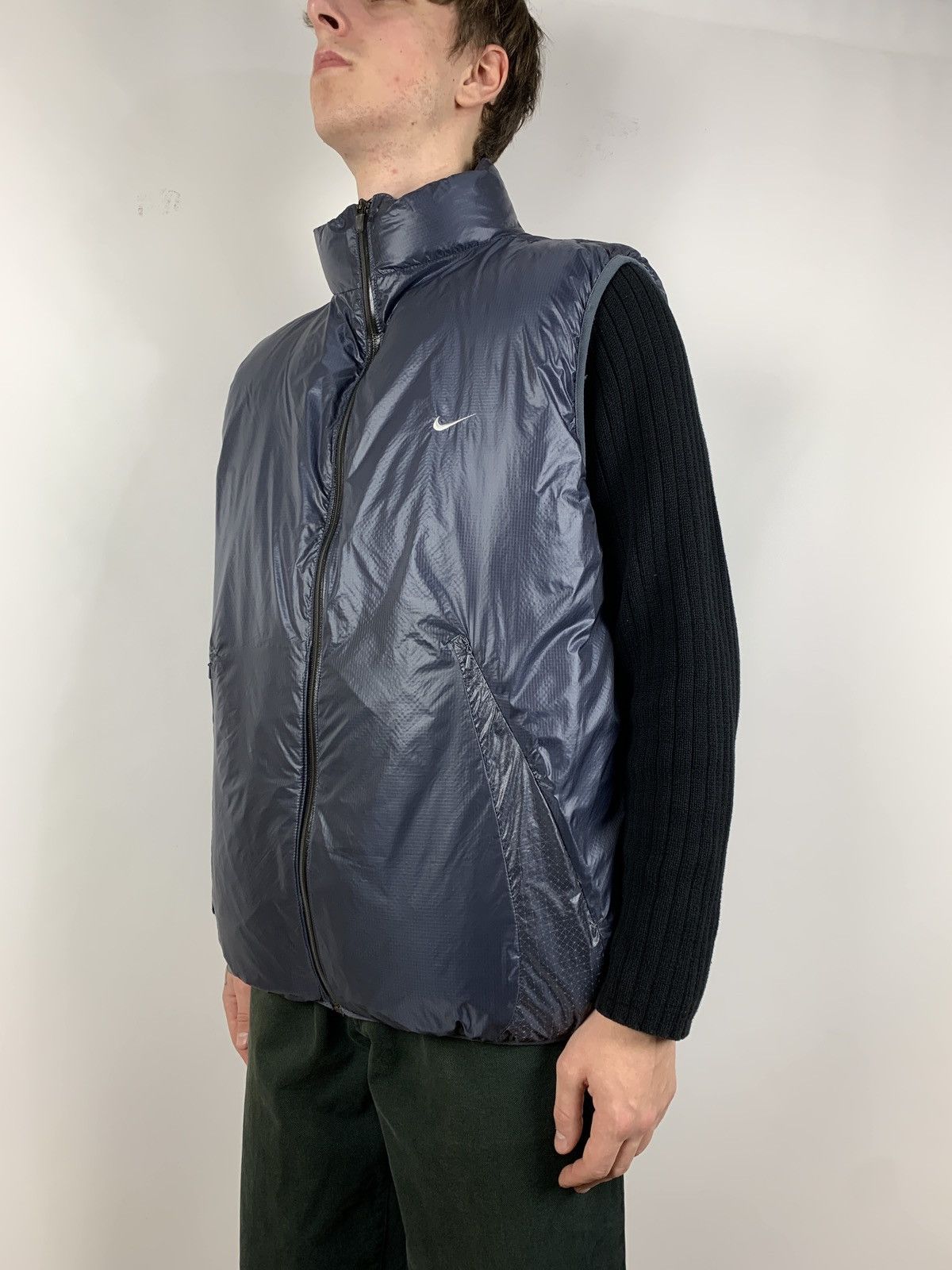 Nike 00s Vintage Nike Down Puffer Vest Size US L / EU 52-54 / 3 - 2 Thumbnail