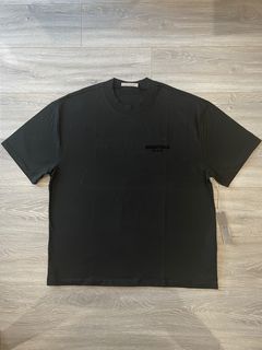 Fear Of God Essentials Black T Shirt | Grailed