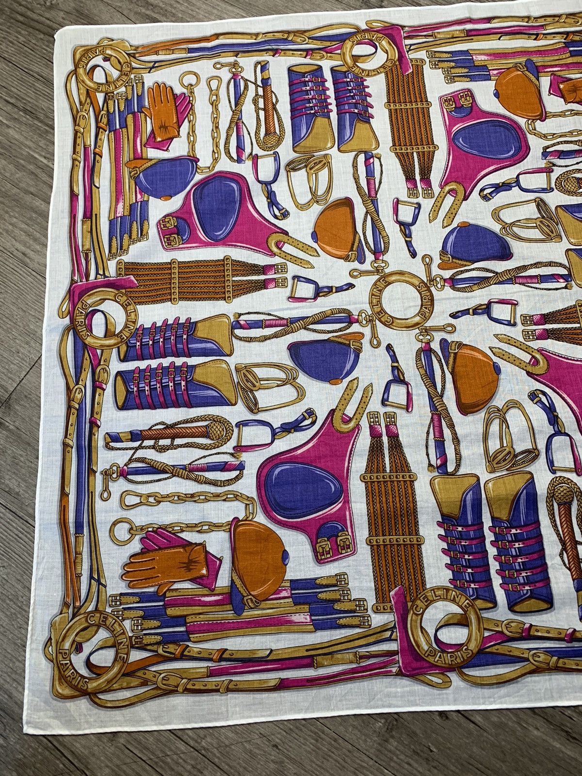 Designer Celine Handkerchief Pocketsquares Size ONE SIZE - 5 Thumbnail
