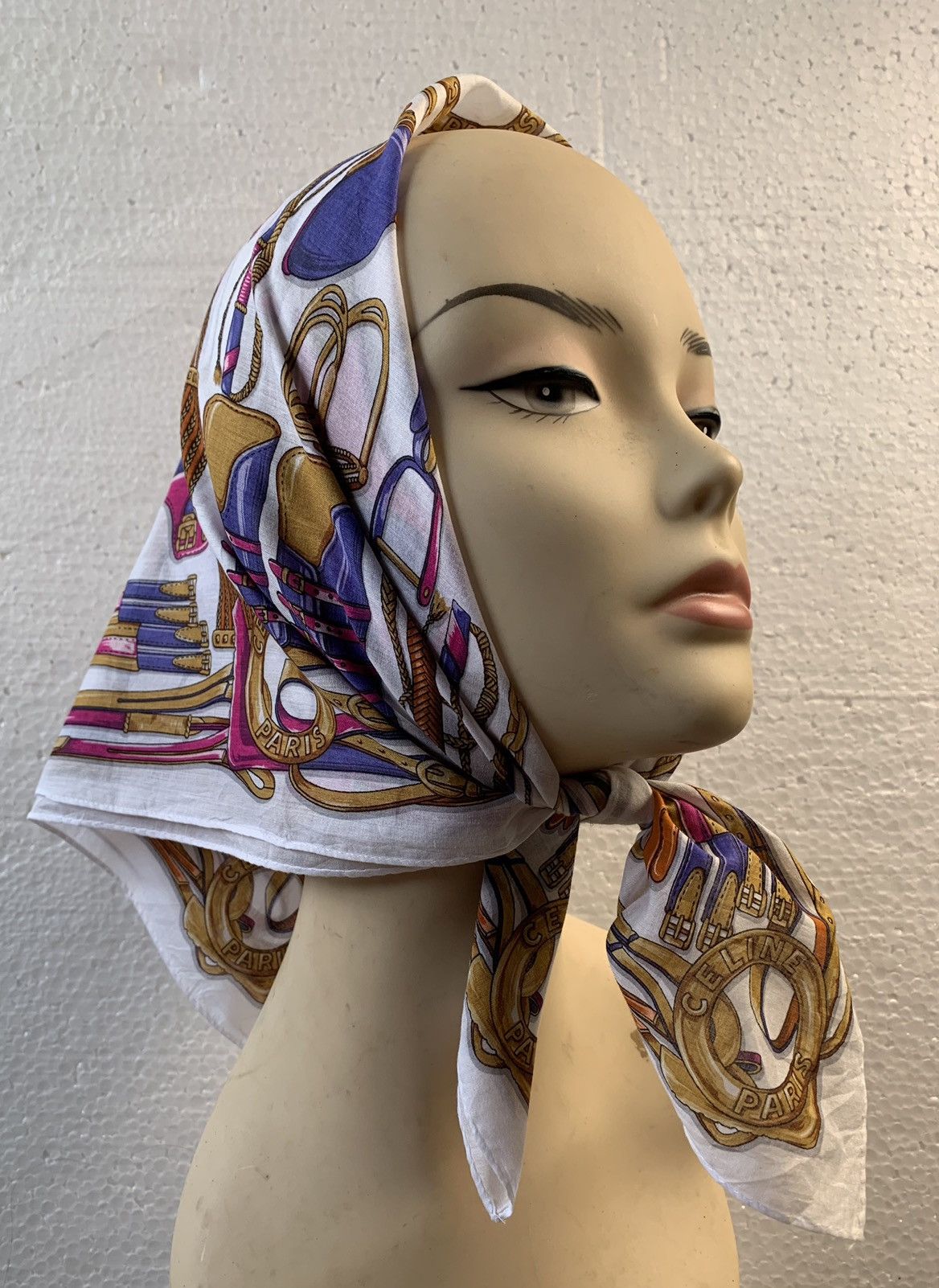 Designer Celine Handkerchief Pocketsquares Size ONE SIZE - 1 Thumbnail