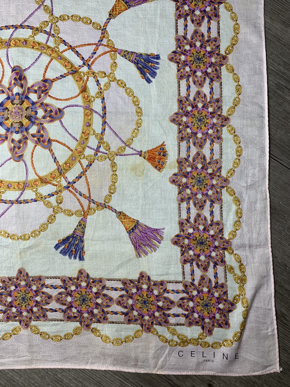 Celine Celine Handkerchief Pocketsquares Size ONE SIZE - 3 Thumbnail