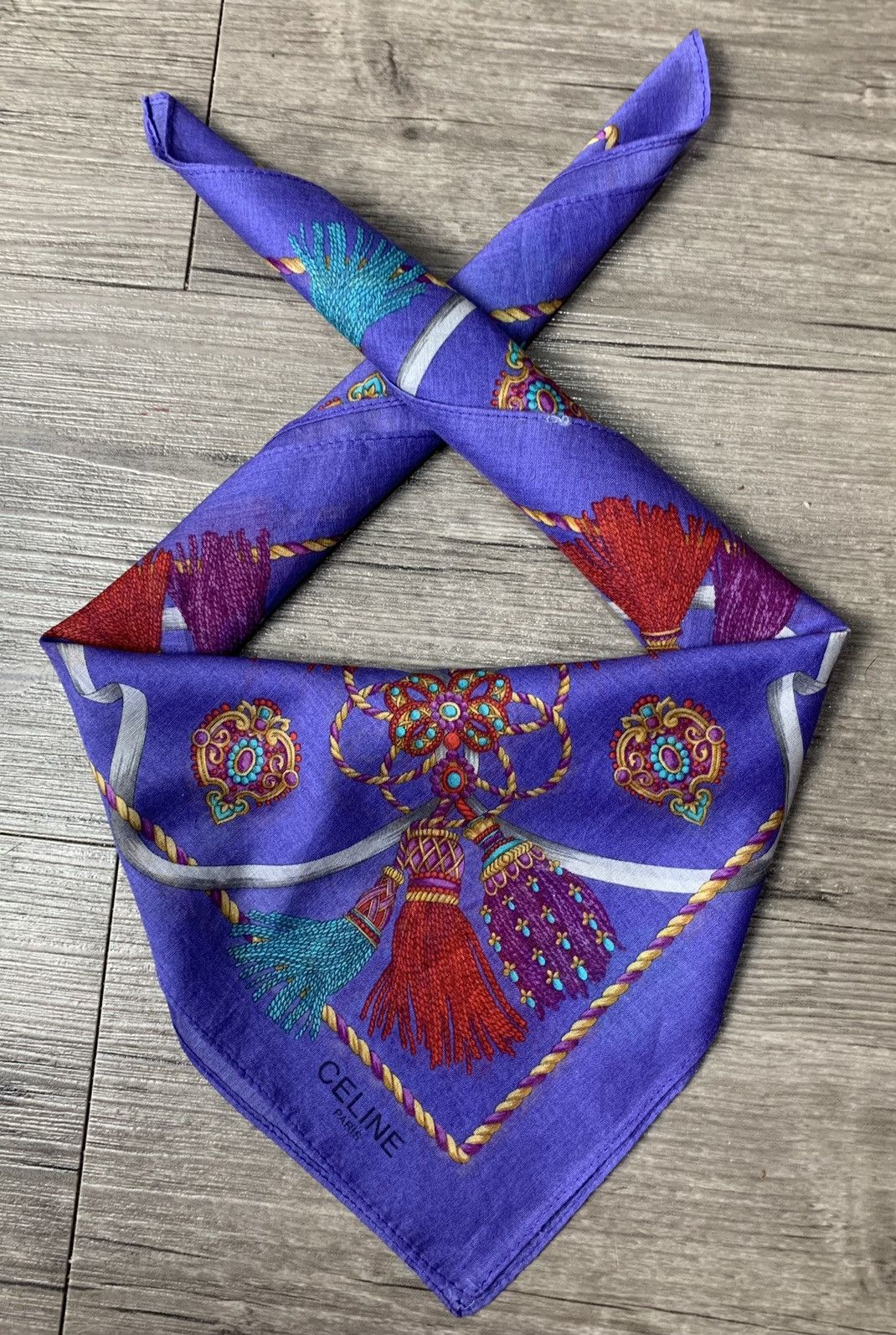 Designer Celine Handkerchief Pocketsquares Size ONE SIZE - 1 Thumbnail