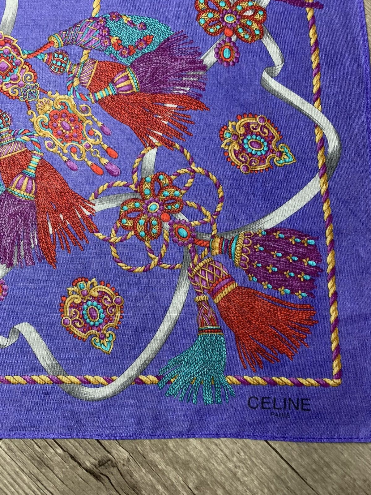 Designer Celine Handkerchief Pocketsquares Size ONE SIZE - 3 Thumbnail
