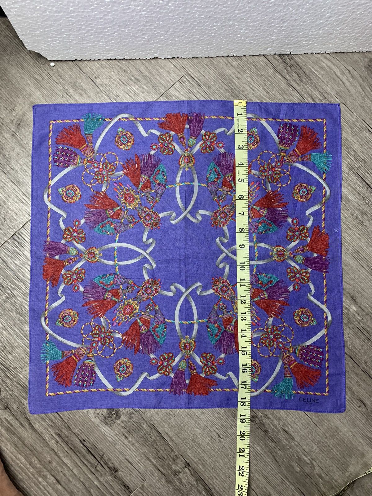 Designer Celine Handkerchief Pocketsquares Size ONE SIZE - 7 Thumbnail