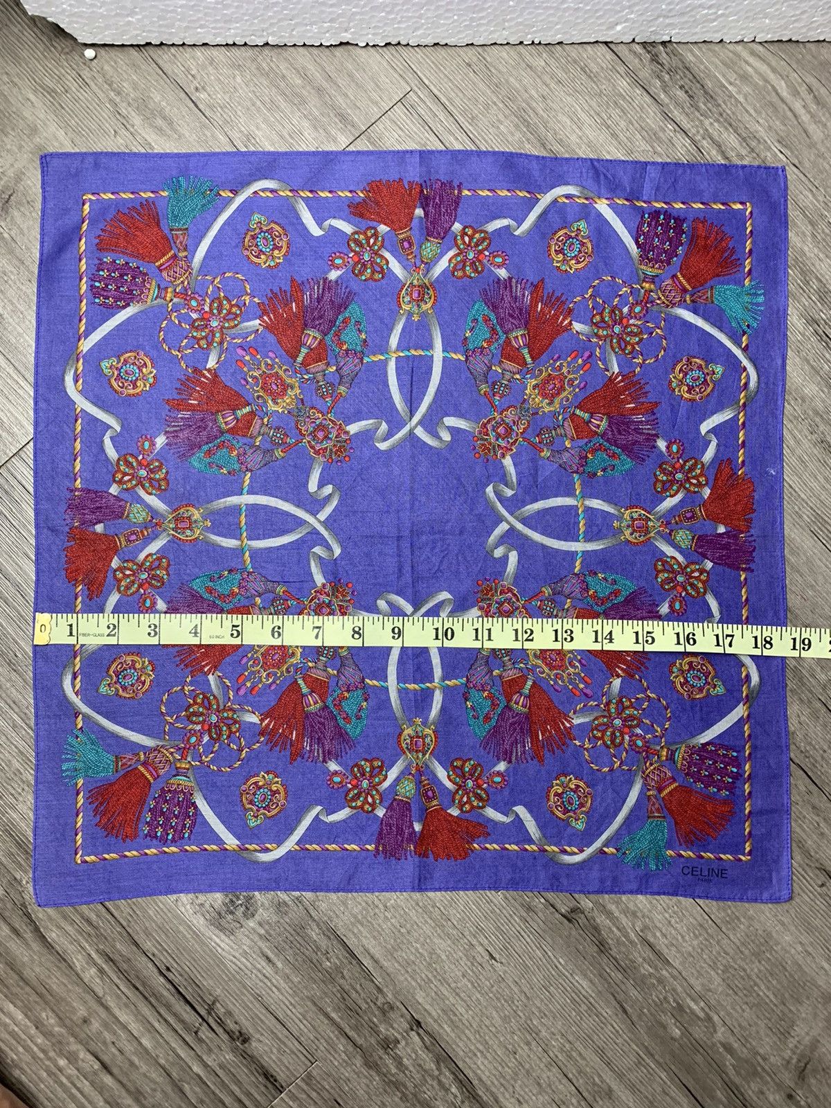 Designer Celine Handkerchief Pocketsquares Size ONE SIZE - 6 Thumbnail