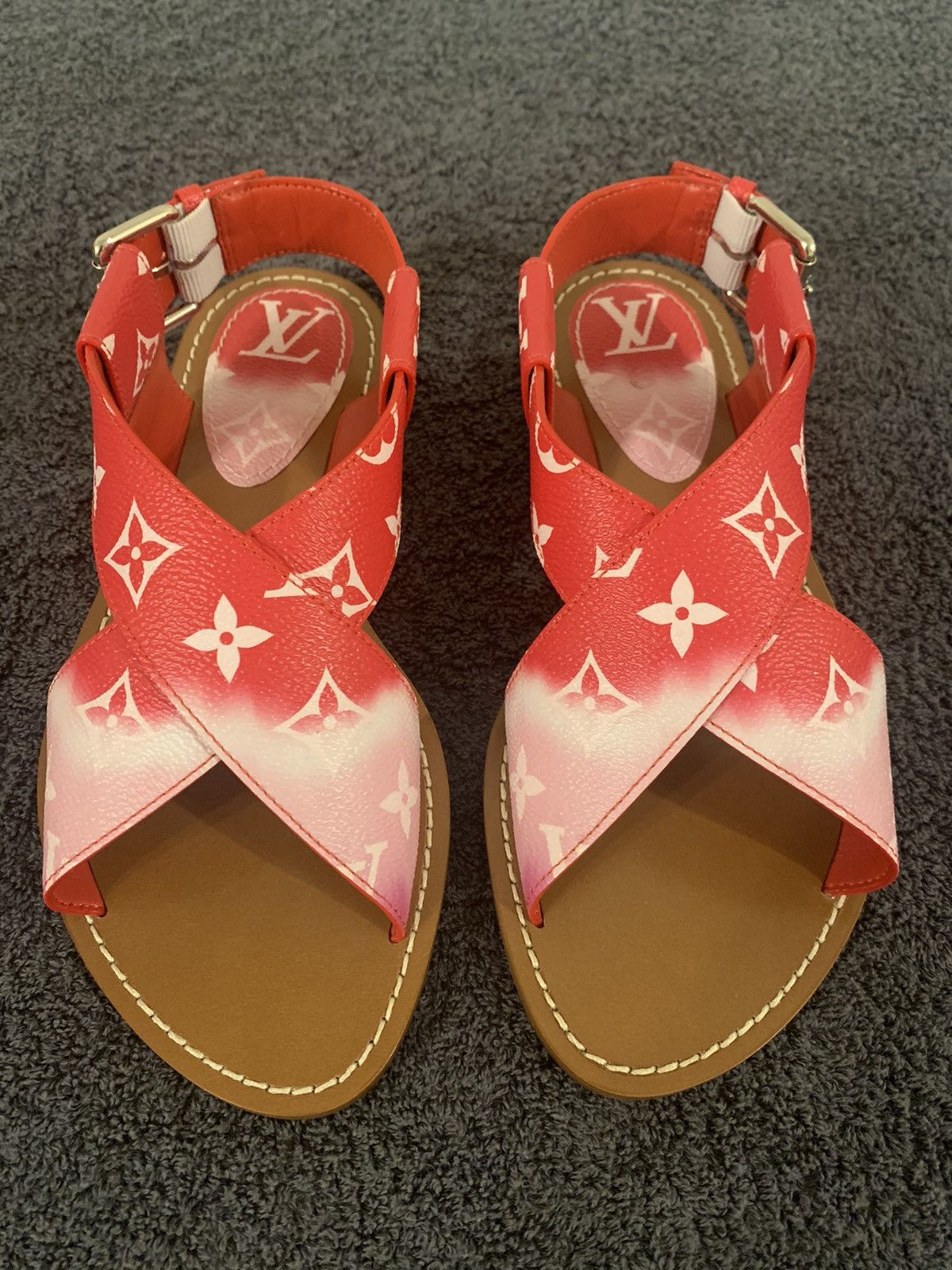 Sandals Louis Vuitton Palma Flat Sandals Size 37.5 EU