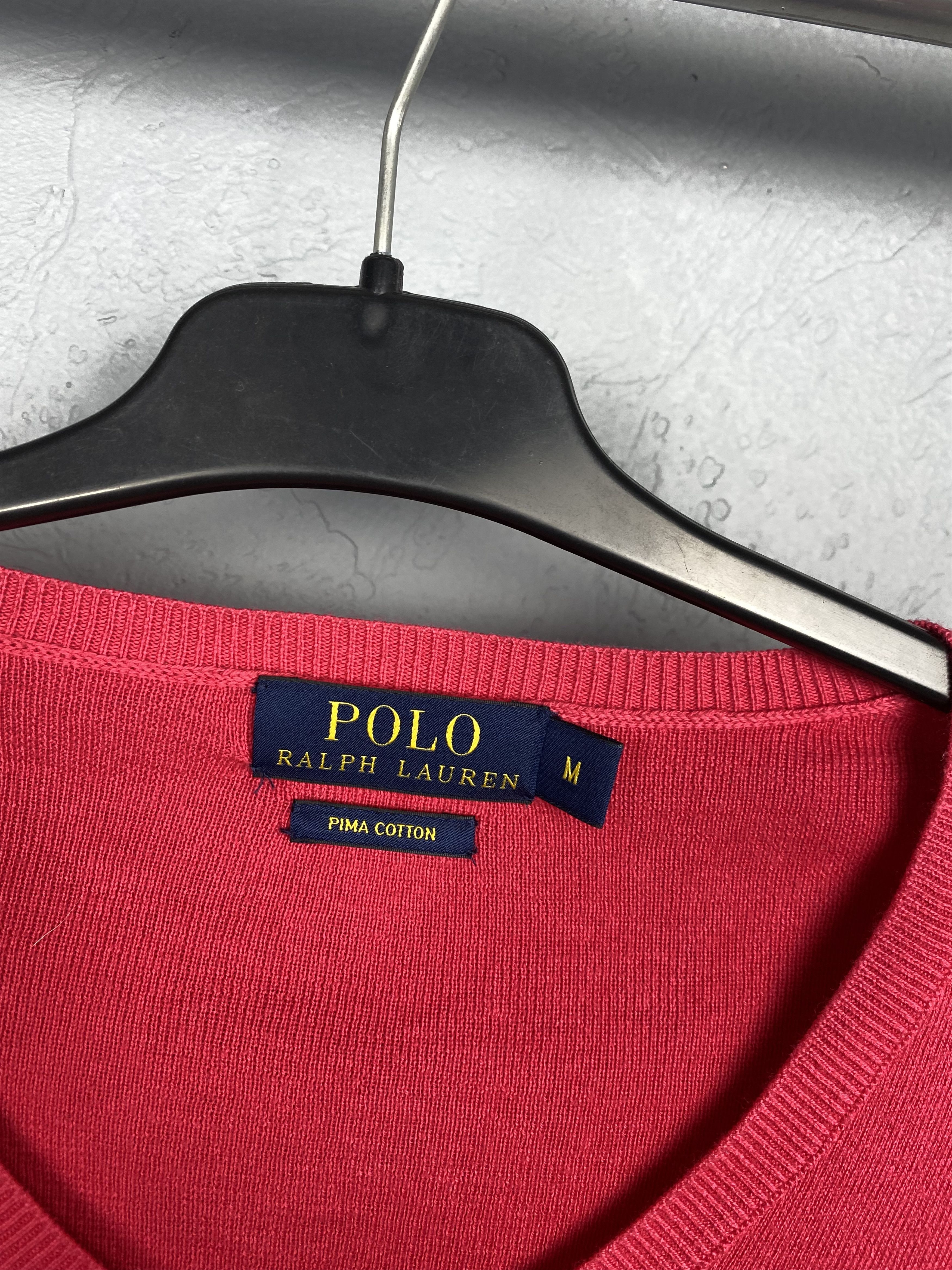 Polo Ralph Lauren Polo Ralph Lauren Vintage Mens V-neck Cotton Knit Sweater Size US M / EU 48-50 / 2 - 4 Thumbnail