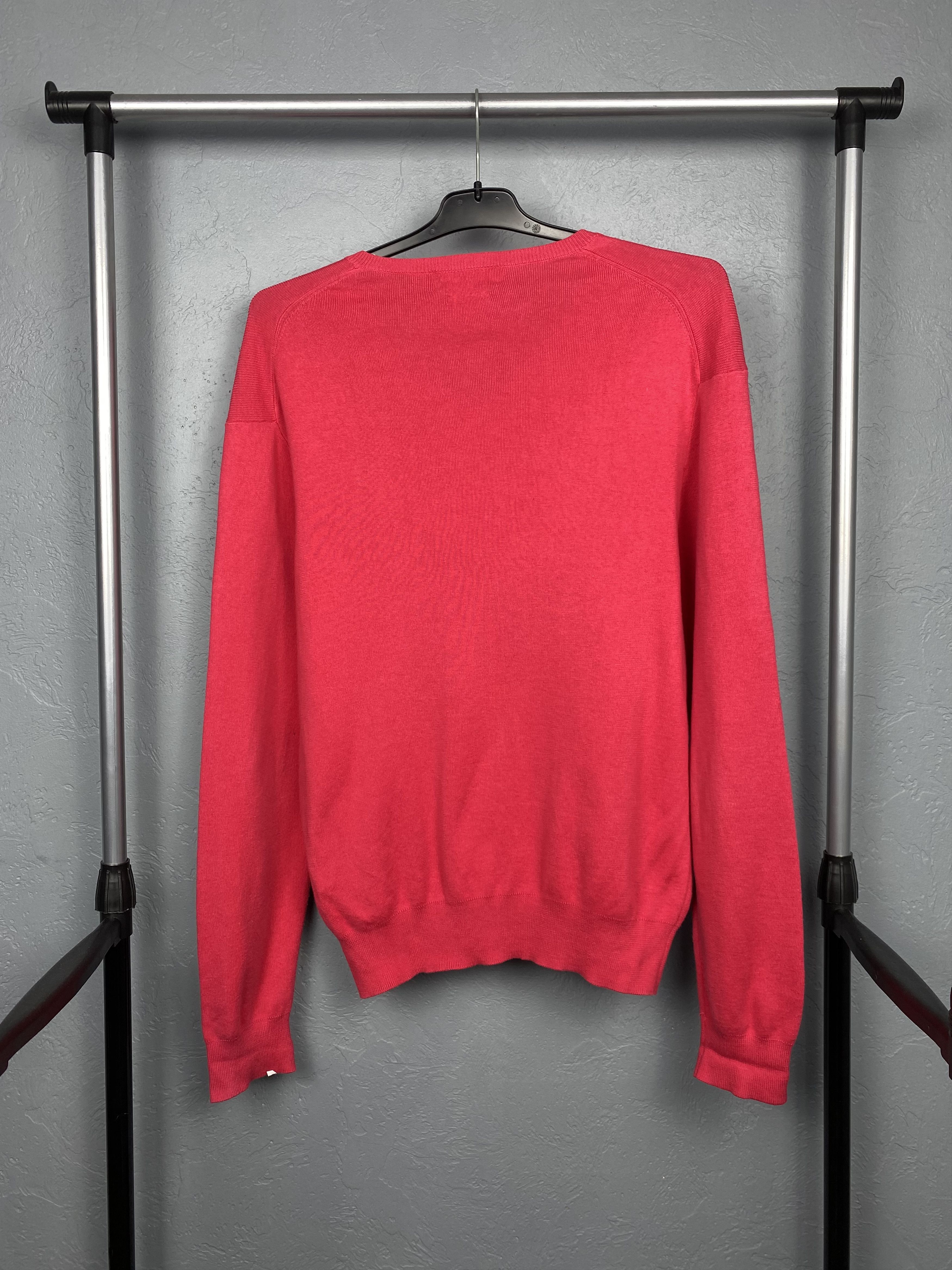Polo Ralph Lauren Polo Ralph Lauren Vintage Mens V-neck Cotton Knit Sweater Size US M / EU 48-50 / 2 - 7 Thumbnail