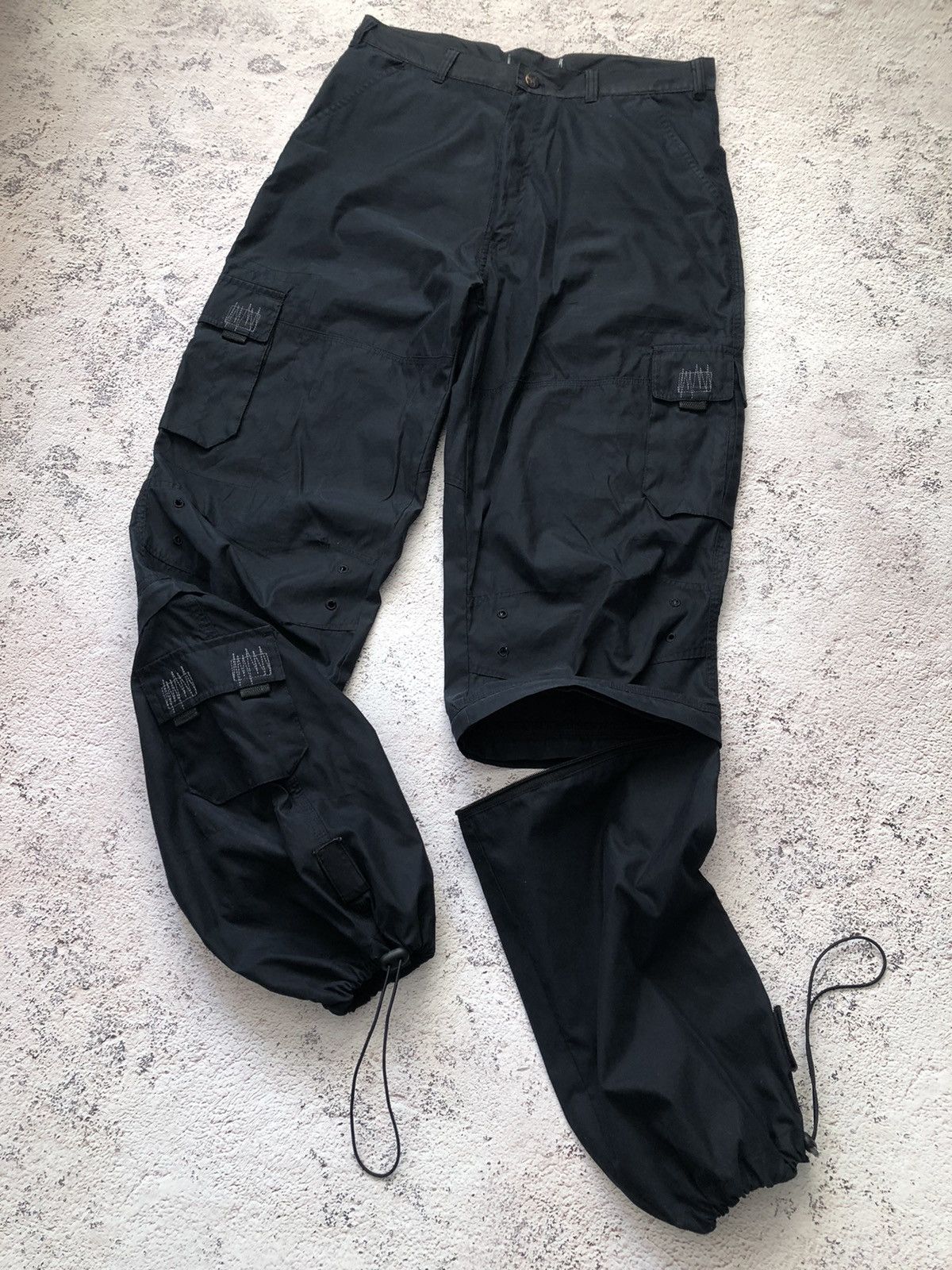 Designer × Vintage Vintage Cargo Transformers Pants y2k / drill Size US 32 / EU 48 - 3 Thumbnail