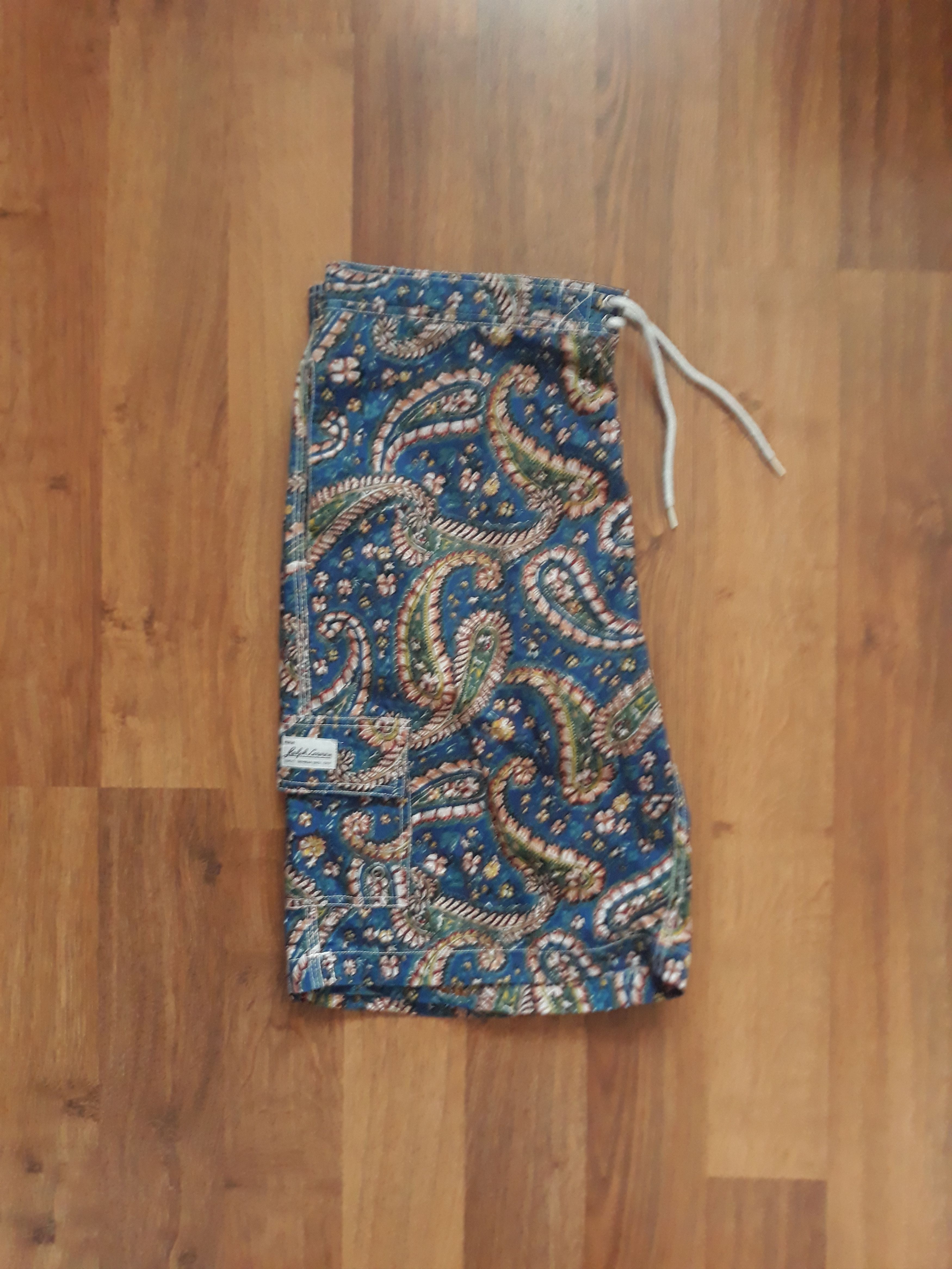 Polo Ralph Lauren × Vintage Polo Ralph Lauren Paisley Shorts 46 cm waist Size US 33 - 2 Thumbnail