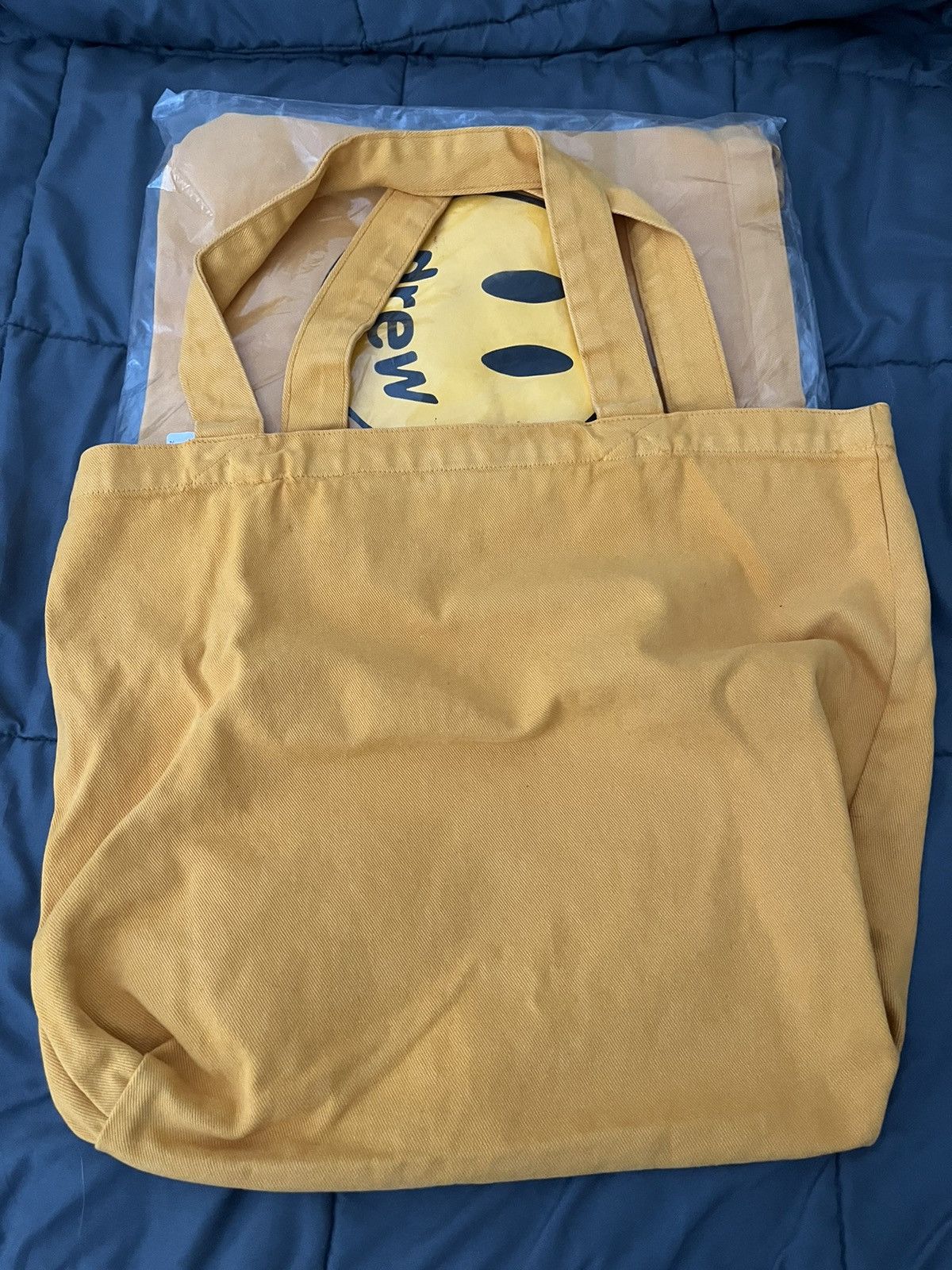 Drew House × Justin Bieber Drew House Mascot Tote Bag - Golden Yellow Size ONE SIZE - 4 Thumbnail