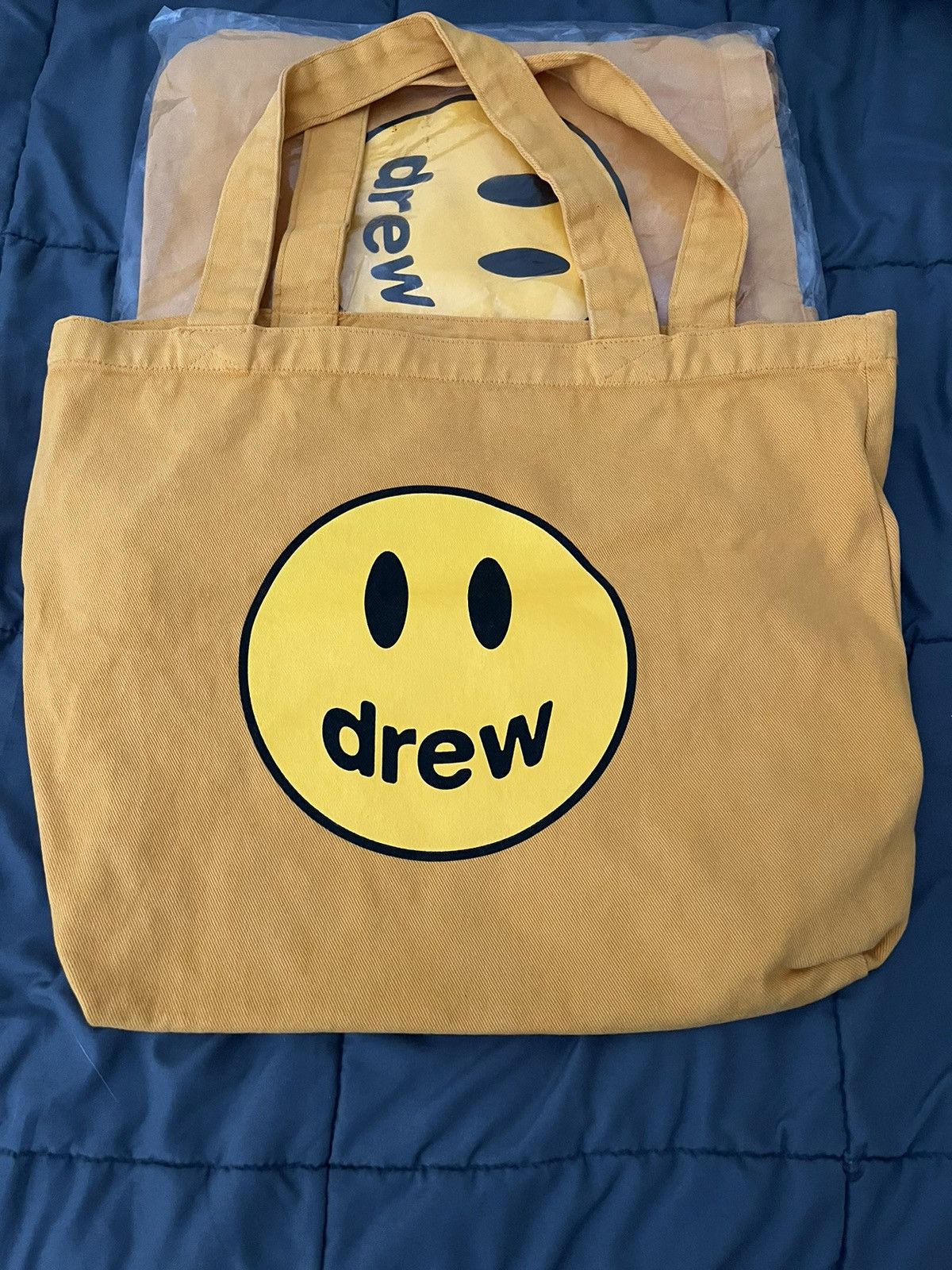 Drew House × Justin Bieber Drew House Mascot Tote Bag - Golden Yellow Size ONE SIZE - 3 Thumbnail