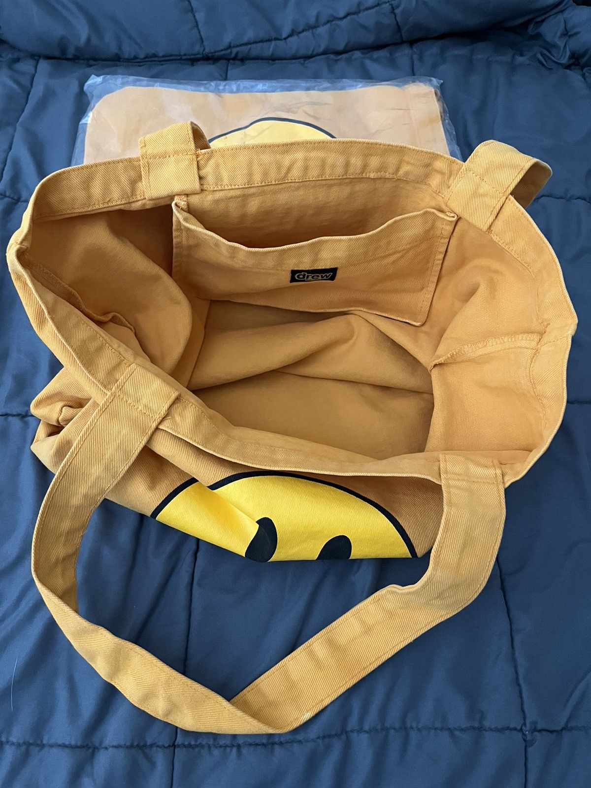 Drew House × Justin Bieber Drew House Mascot Tote Bag - Golden Yellow Size ONE SIZE - 5 Thumbnail