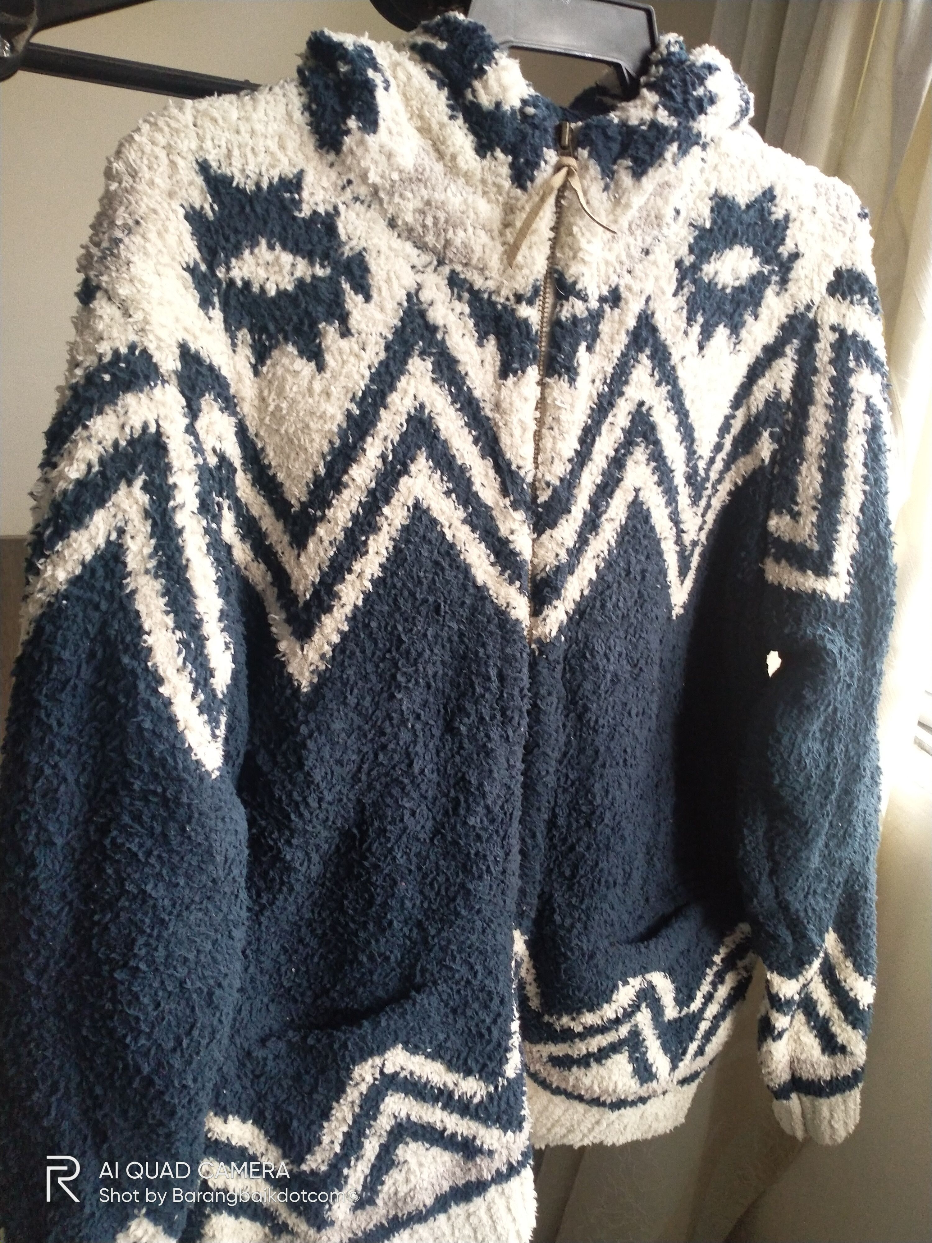 Japanese Brand × Vintage Anti Ballistic knitwear zip up hooded Size US XL / EU 56 / 4 - 3 Thumbnail