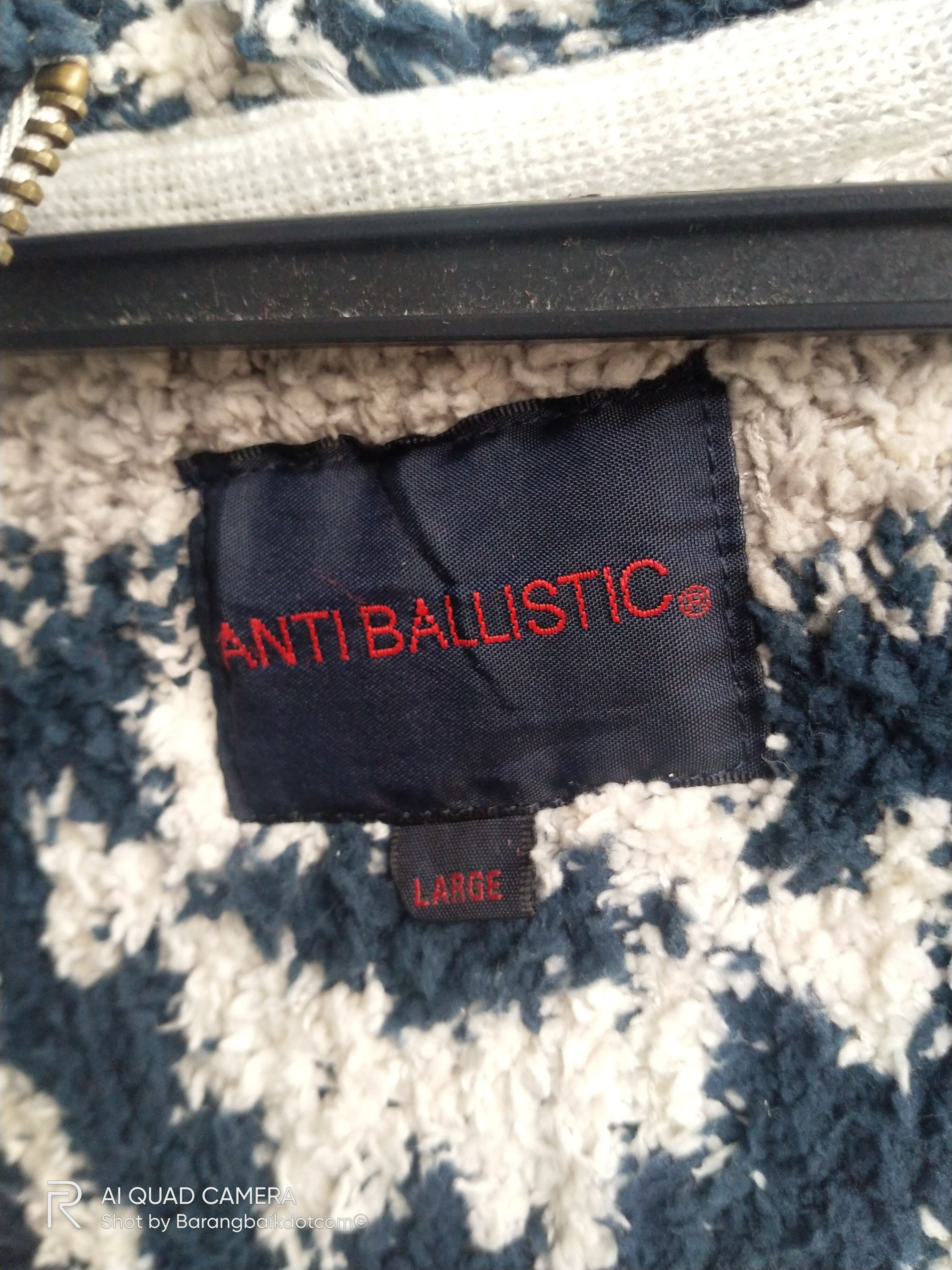 Japanese Brand × Vintage Anti Ballistic knitwear zip up hooded Size US XL / EU 56 / 4 - 9 Thumbnail