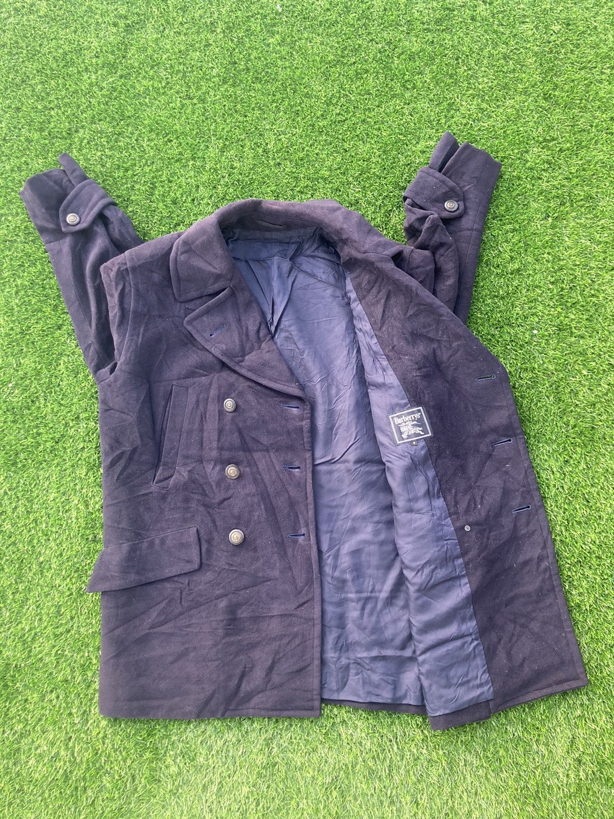 Burberry × Vintage VINTAGE BURBERRY DOUBLE BREAST JACKET Size US L / EU 52-54 / 3 - 2 Thumbnail