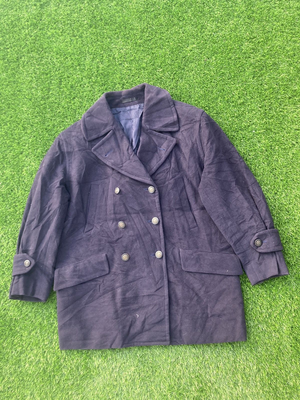 Burberry × Vintage VINTAGE BURBERRY DOUBLE BREAST JACKET Size US L / EU 52-54 / 3 - 1 Thumbnail