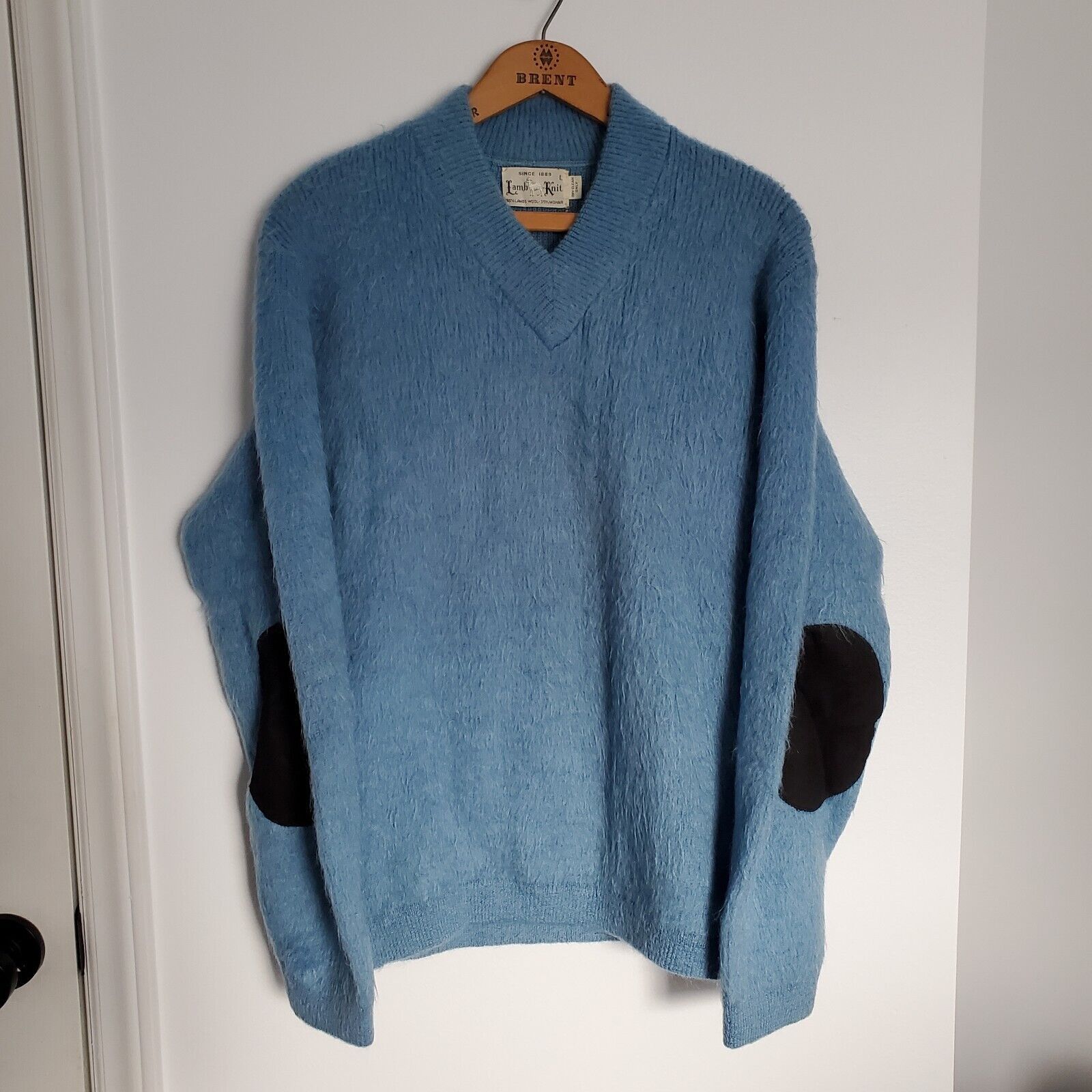 Vintage Vintage 60s Mohair Sweater Grunge Fuzzy Men's Large Blue | Grailed