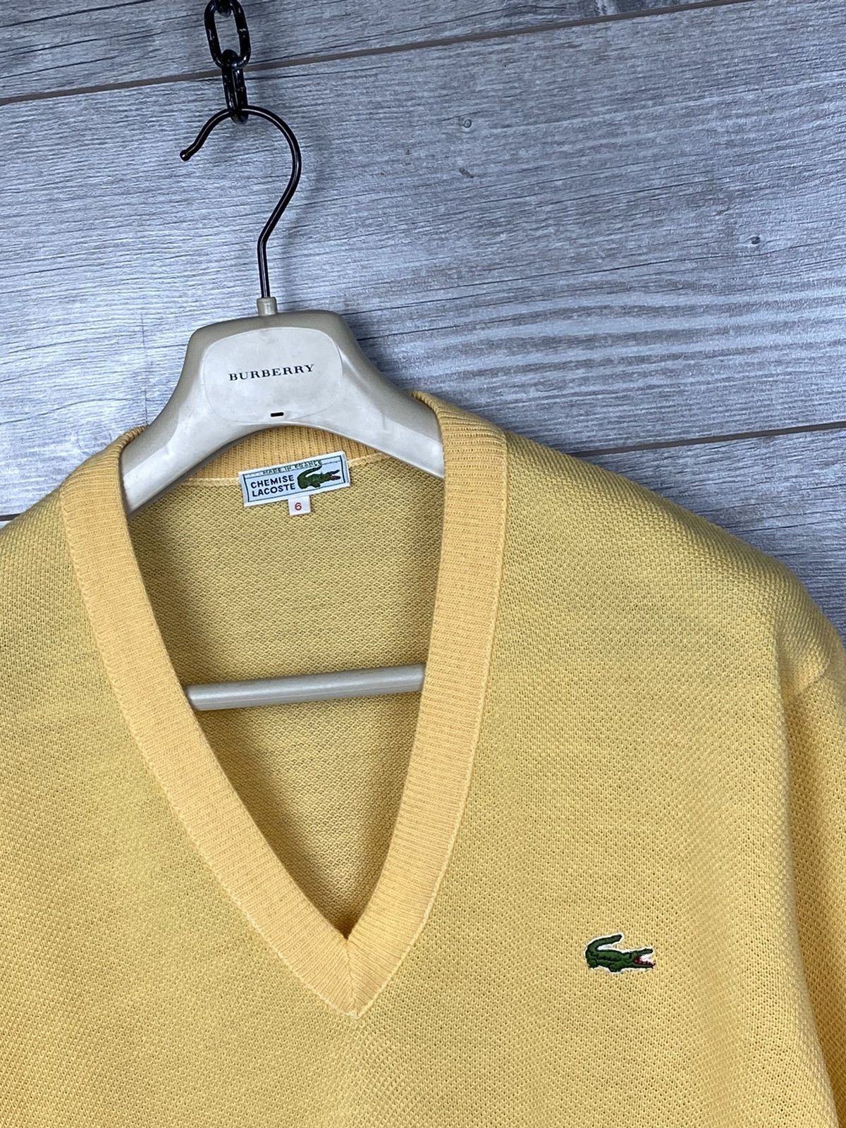 Lacoste Lacoste Sweater Vintage 90s Size US XL / EU 56 / 4 - 4 Thumbnail