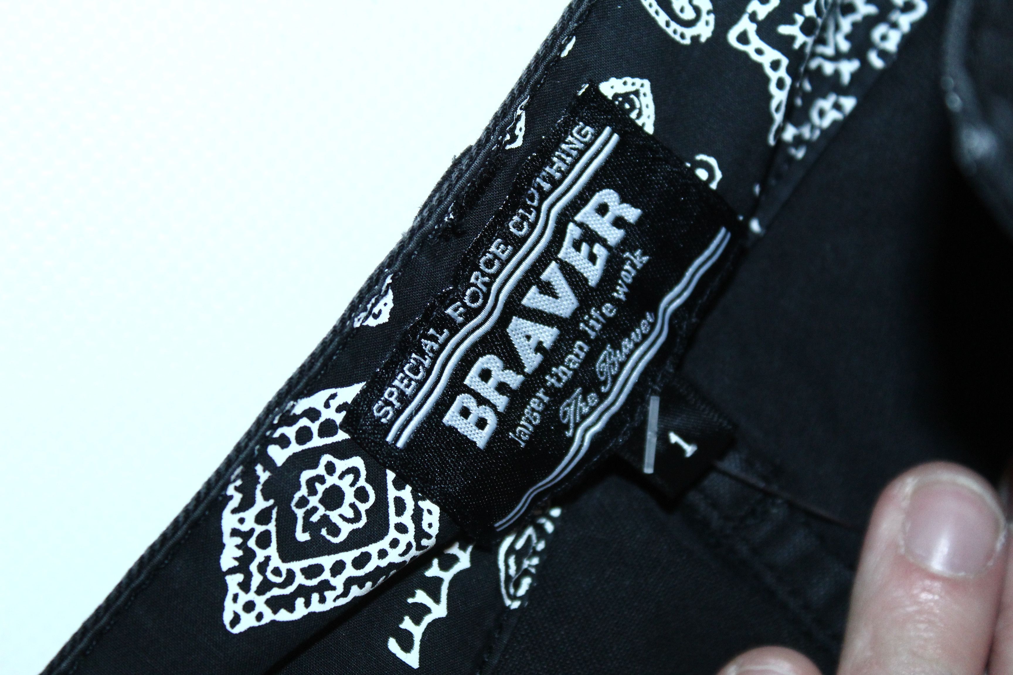 If Six Was Nine Y2K 🔥THE BRAVER Japan Poem design baggy bootcut pants Size US 30 / EU 46 - 4 Thumbnail