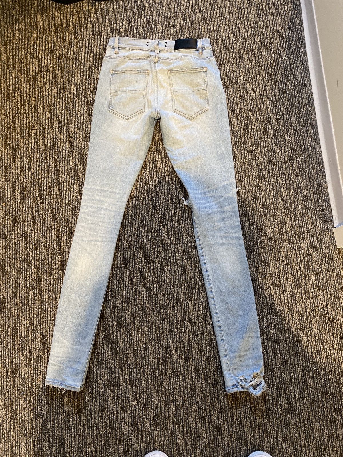 Amiri Amiri distressed light blue jeans Size US 28 / EU 44 - 3 Thumbnail