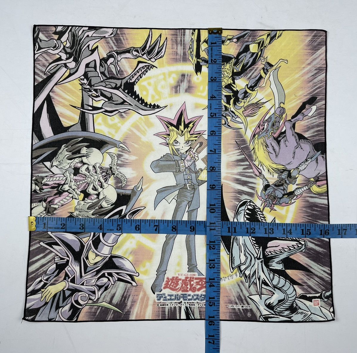 Vintage yu gi oh bandana handkerchief neckerchief HC0720 Size ONE SIZE - 5 Thumbnail