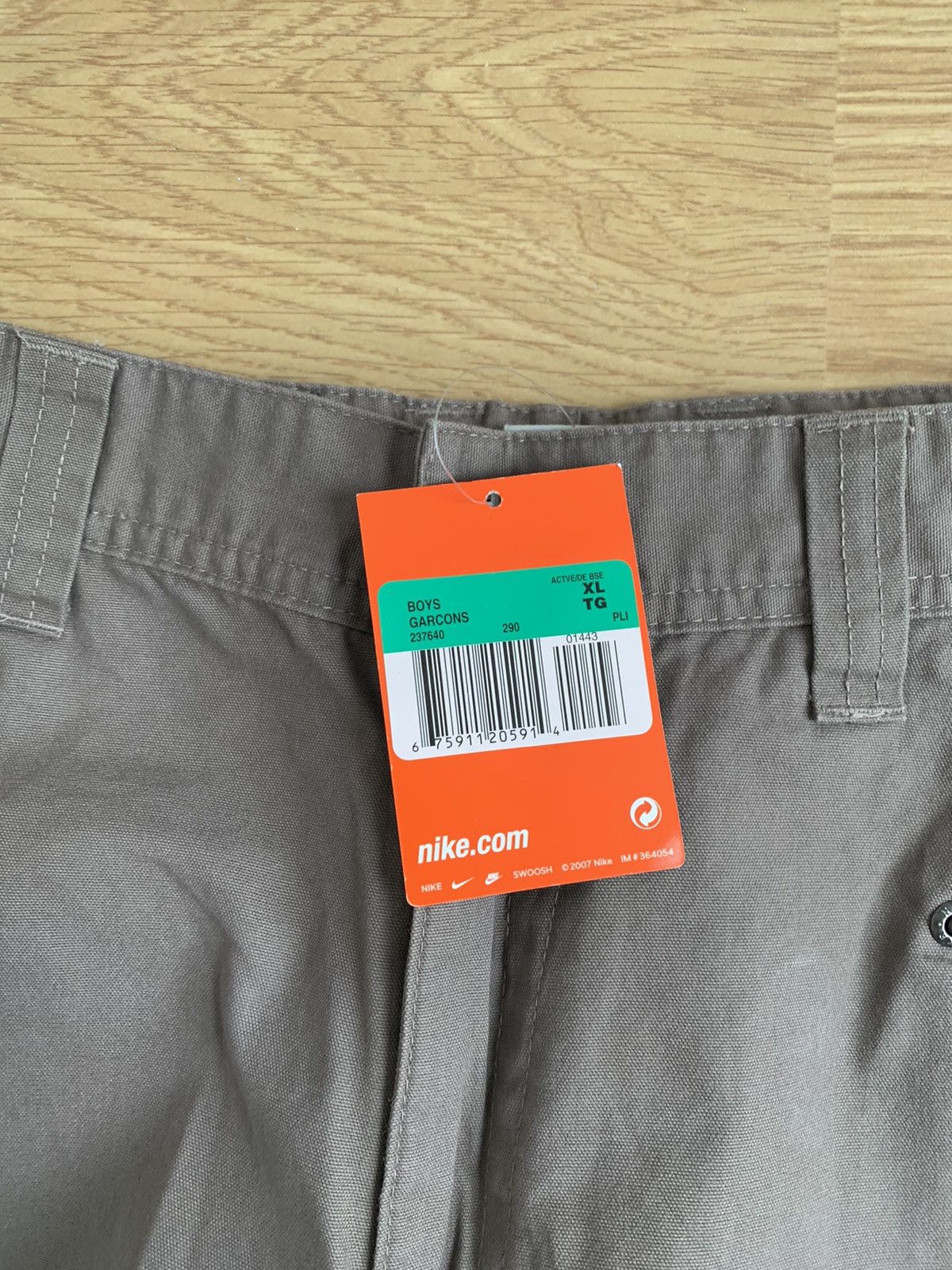 Nike 💥 DS Vintage y2k Nike Brown Cargo Pants Mulitpocket Swoosh Size US 32 / EU 48 - 8 Thumbnail
