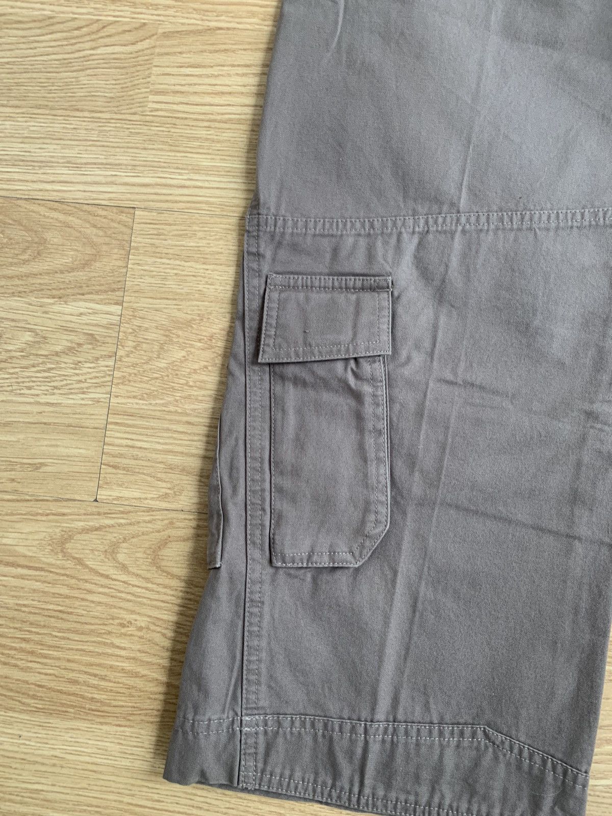 Nike 💥 DS Vintage y2k Nike Brown Cargo Pants Mulitpocket Swoosh Size US 32 / EU 48 - 10 Thumbnail