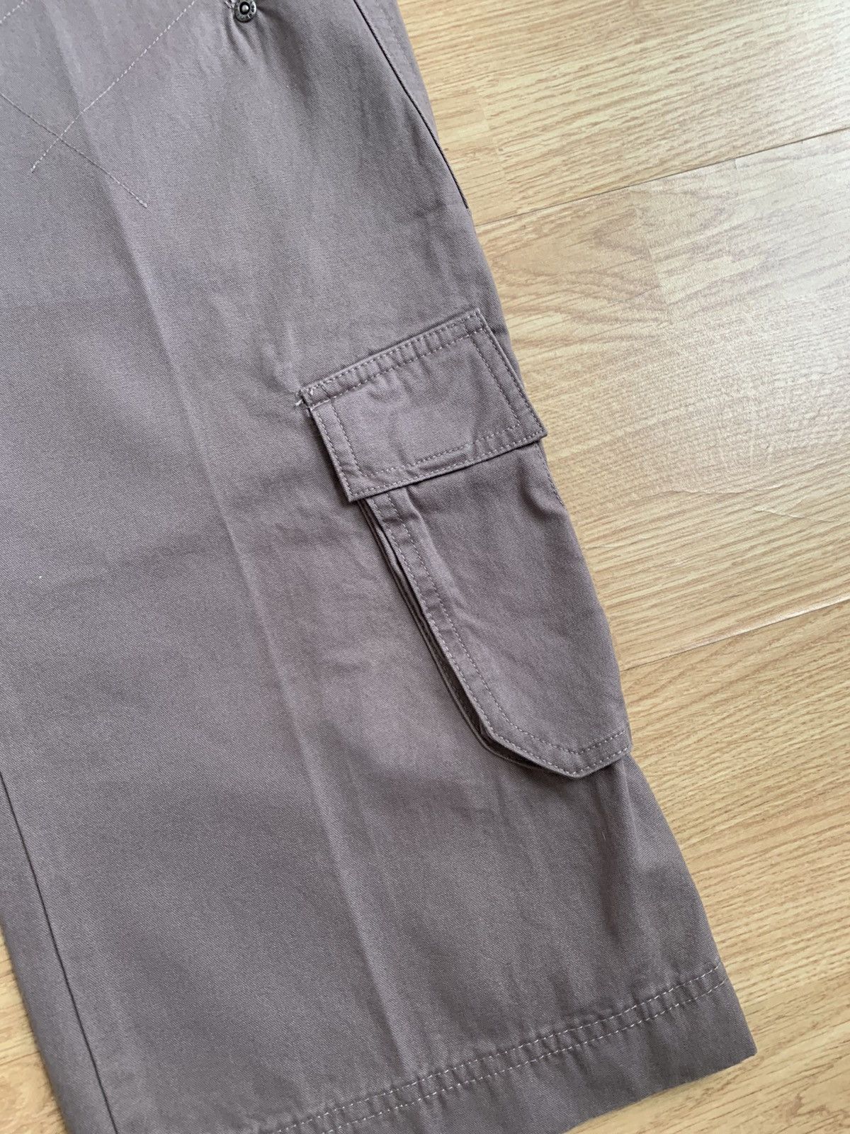 Nike 💥 DS Vintage y2k Nike Brown Cargo Pants Mulitpocket Swoosh Size US 32 / EU 48 - 4 Thumbnail