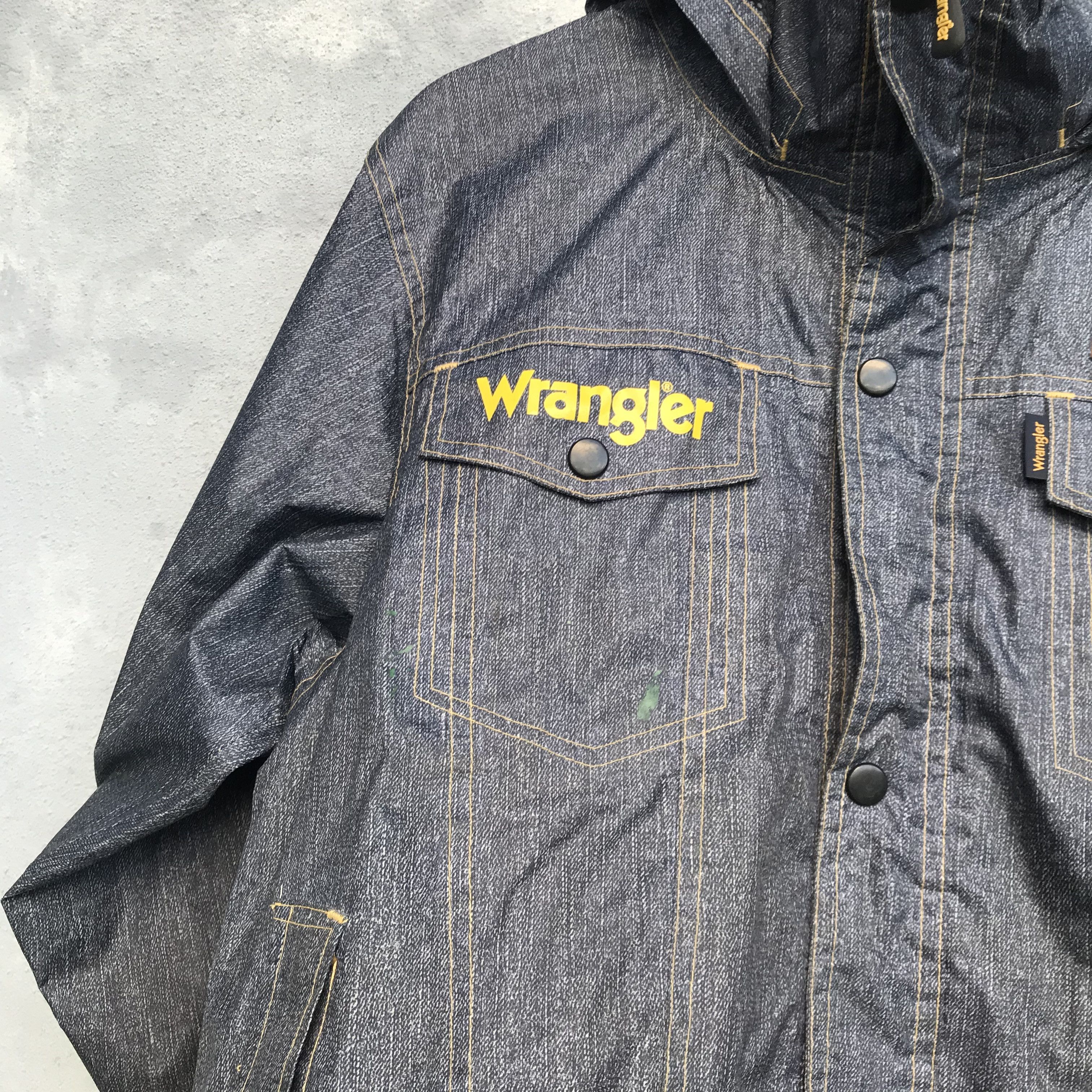 Wrangler Wrangler nylon jumper pullover hoodie light jacket Size US M / EU 48-50 / 2 - 6 Thumbnail