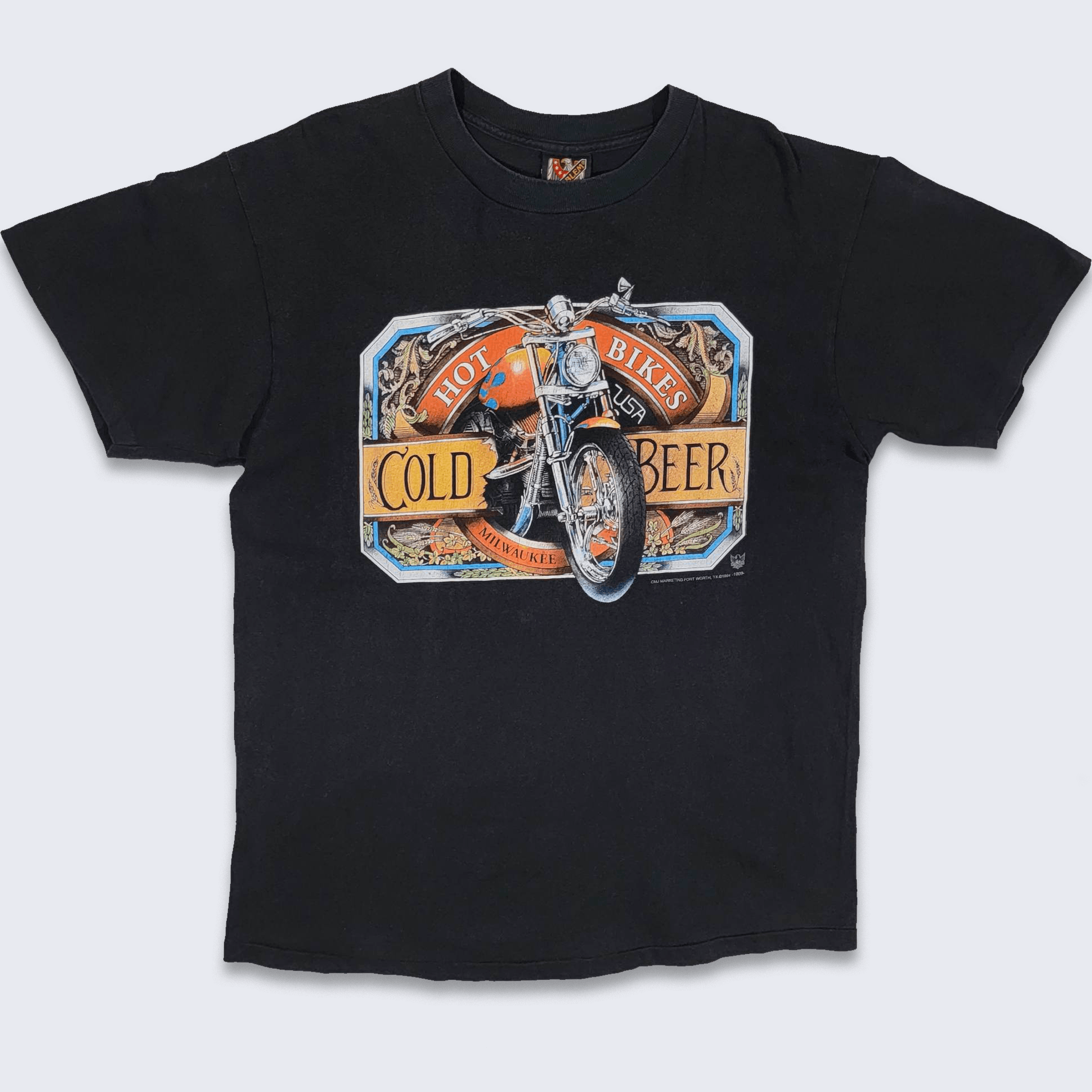 Harley Davidson Vintage 90s Harley Davidson all over print